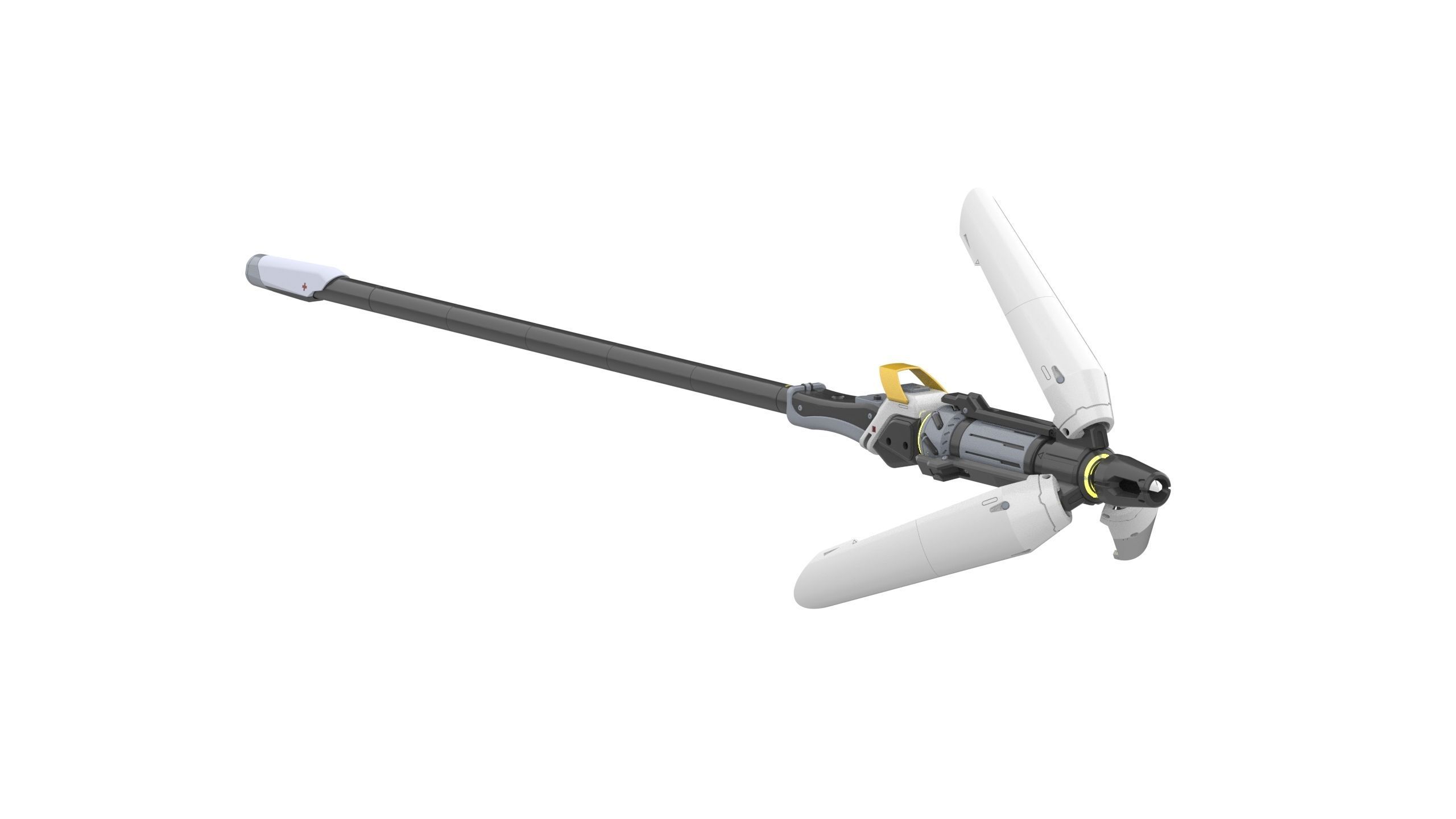 Mercy Caduceus Staff - Overwatch - STL CAD bundle - Personal Use 3D print model_5