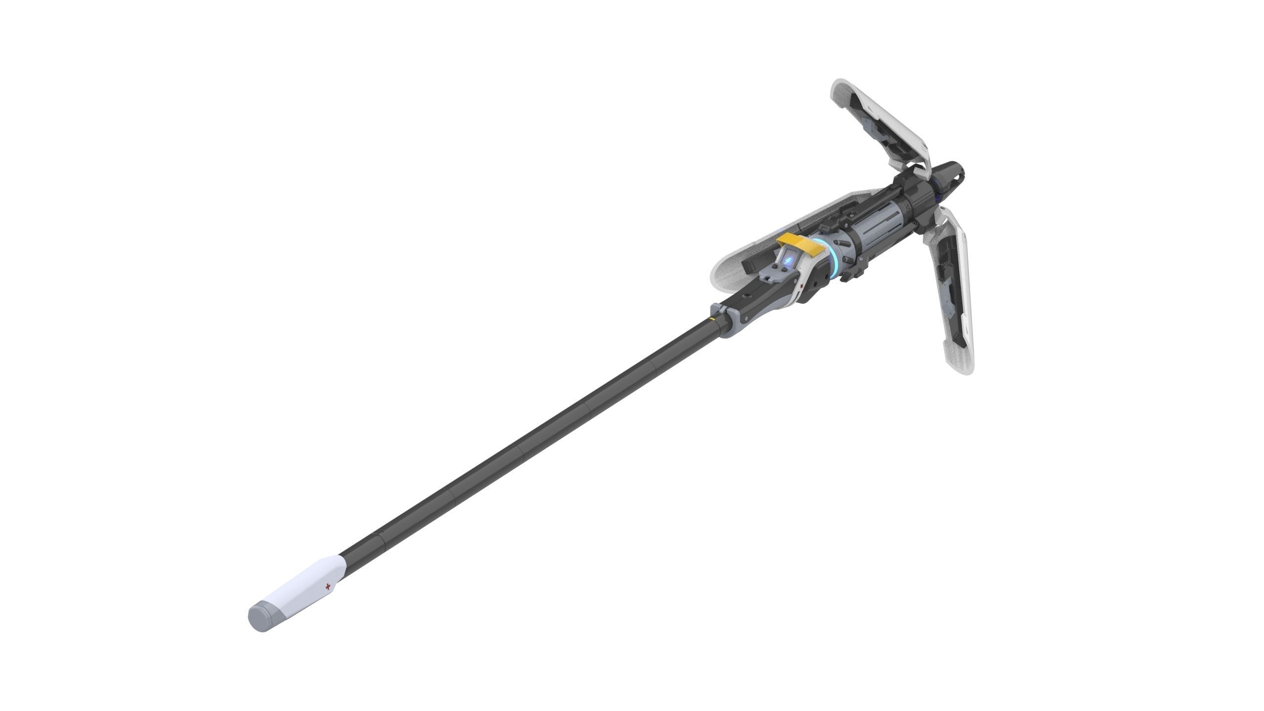 Mercy Caduceus Staff - Overwatch - STL CAD bundle - Personal Use 3D print model_4