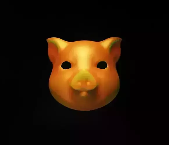 Animal Pig Face Mask - Animal Cosplay Helmet