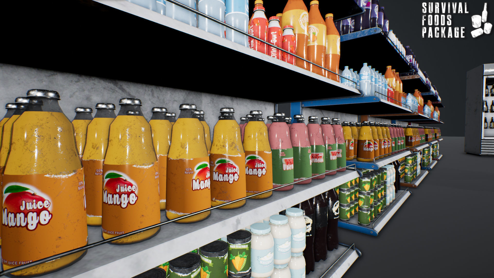 Survival Bundle Package Low-poly 3D model_3