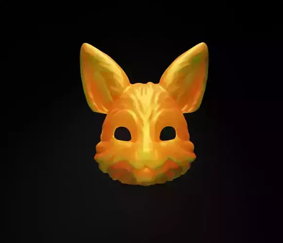 Animal Fox Face Mask - Animal Cosplay Helmet