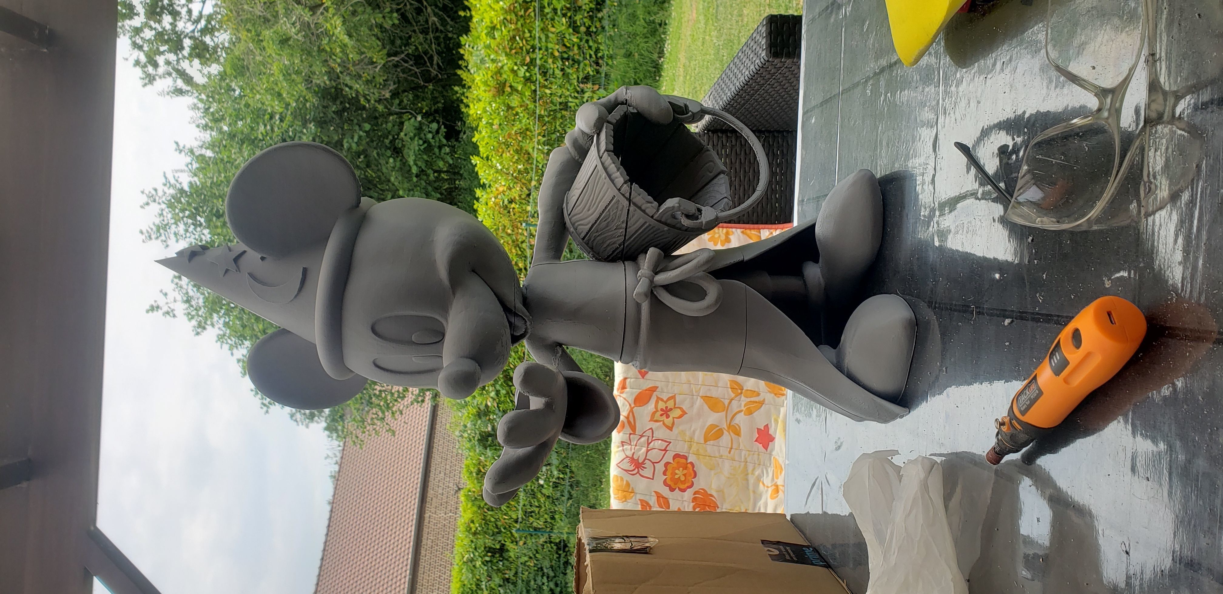 Mickey Fantasia Fountain and Birds Feeder  3D model_6