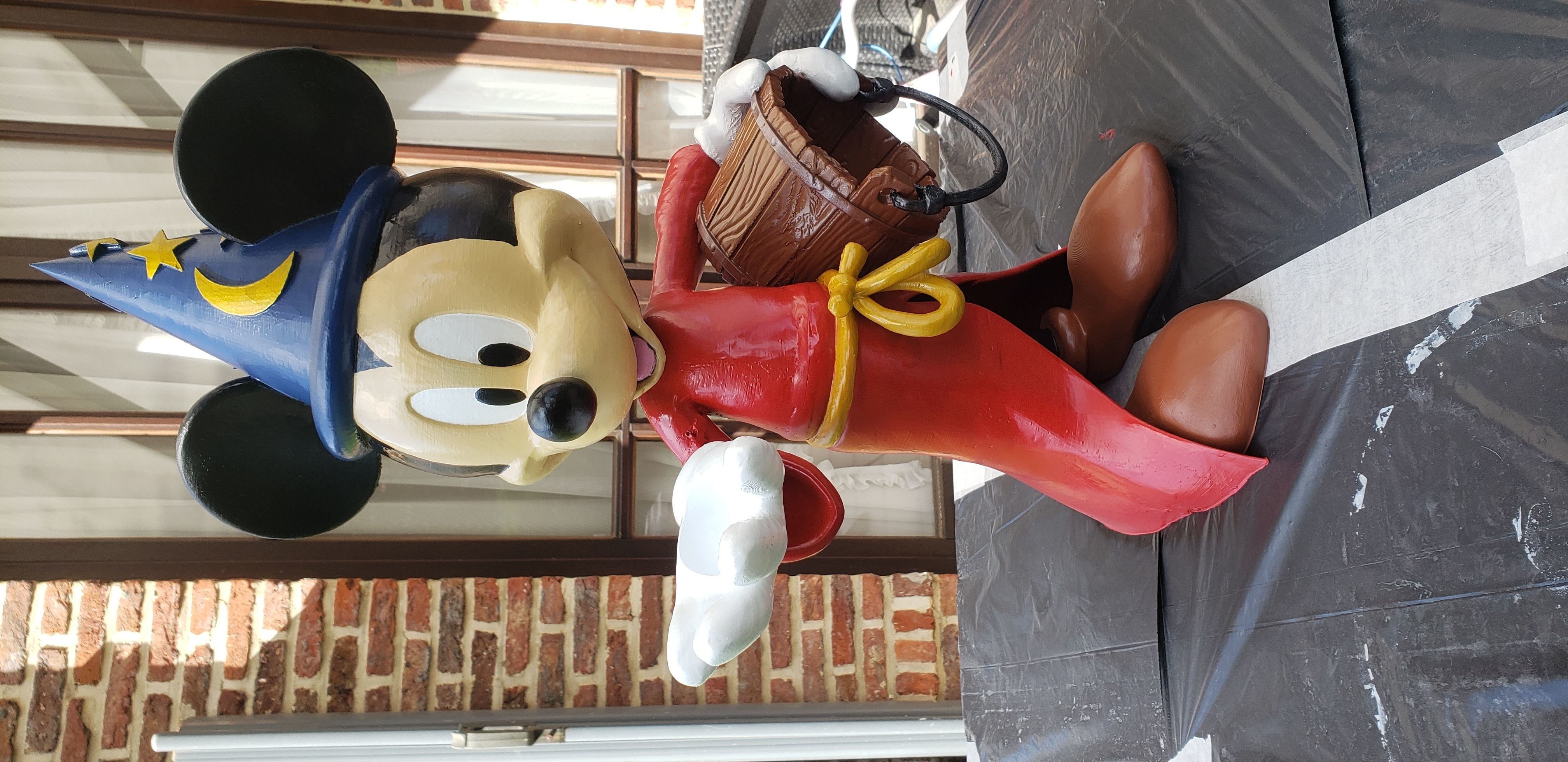 Mickey Fantasia Fountain and Birds Feeder  3D model_10