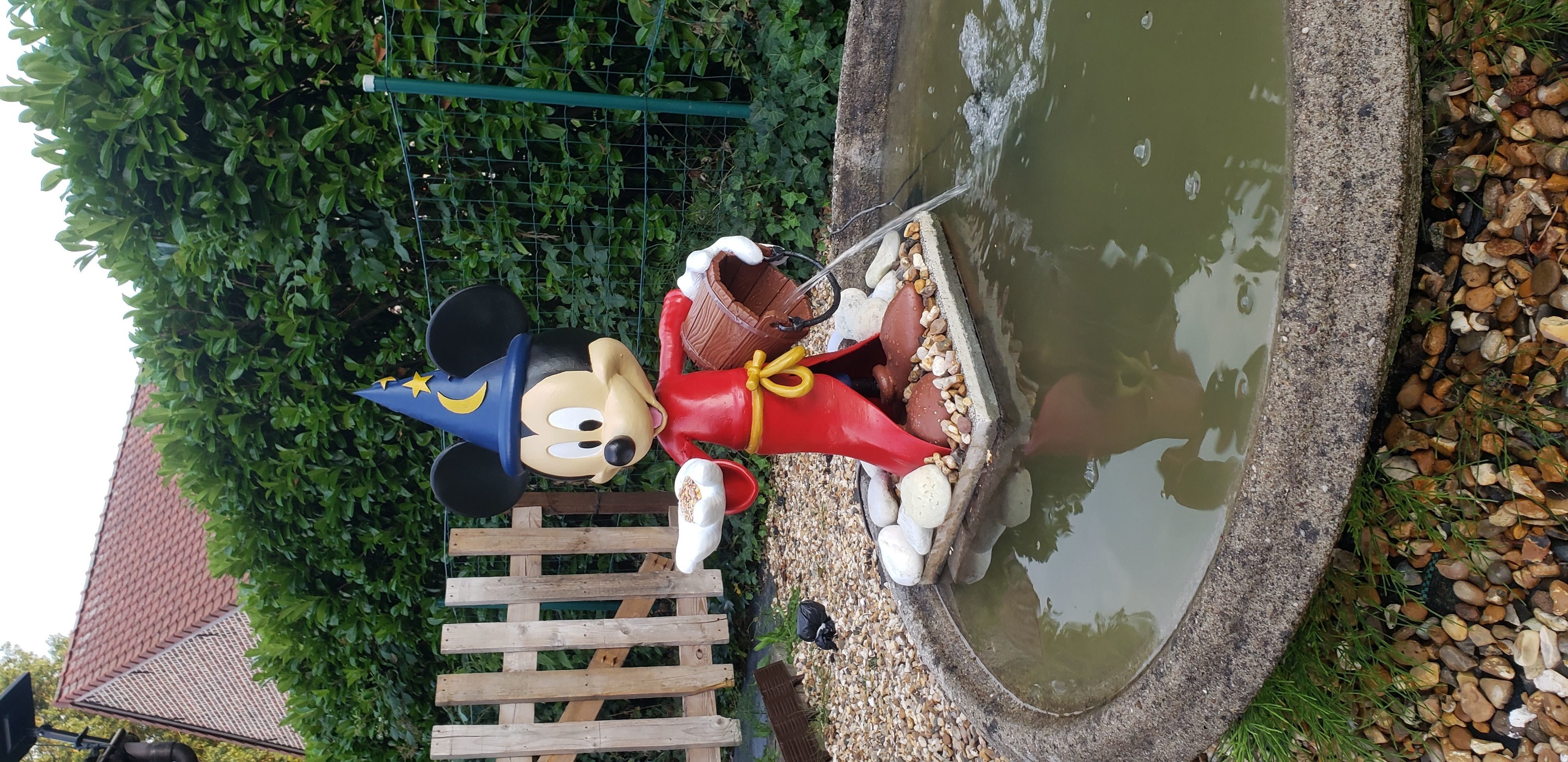 Mickey Fantasia Fountain and Birds Feeder  3D model_11