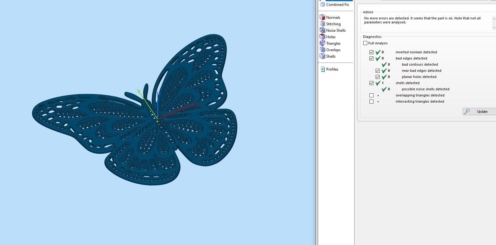 Magical Butterfly Pendant 3D print model_17