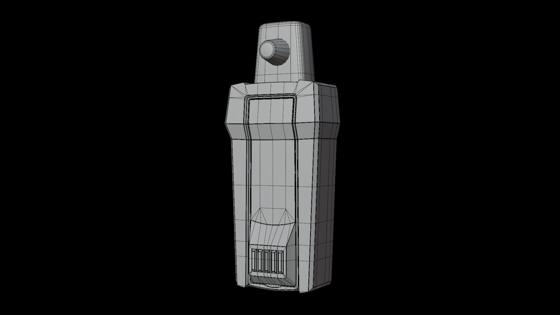 Solar Irradiance Meter Low-poly 3D model_16
