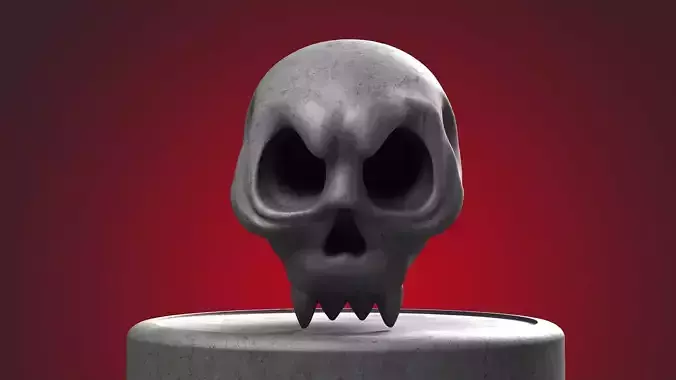 Stylized Skull  human science art sculptures figure statue