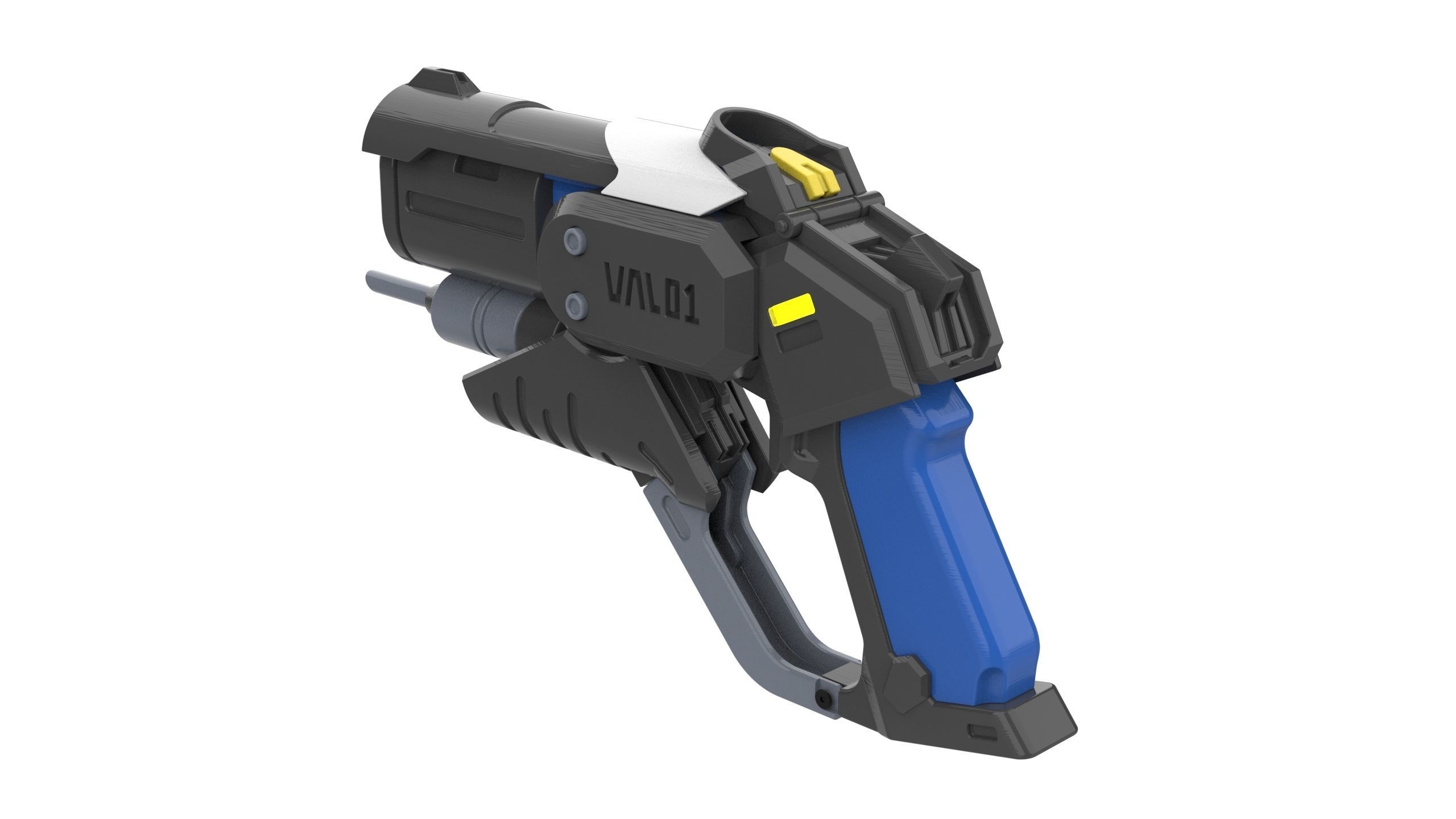 Mercy Blaster Combat Medic Ziegler Skin - STL and CAD - Personal 3D print model_6