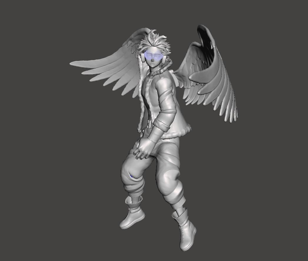 Hawks Keigo Takami 3D Model 3D print model_2