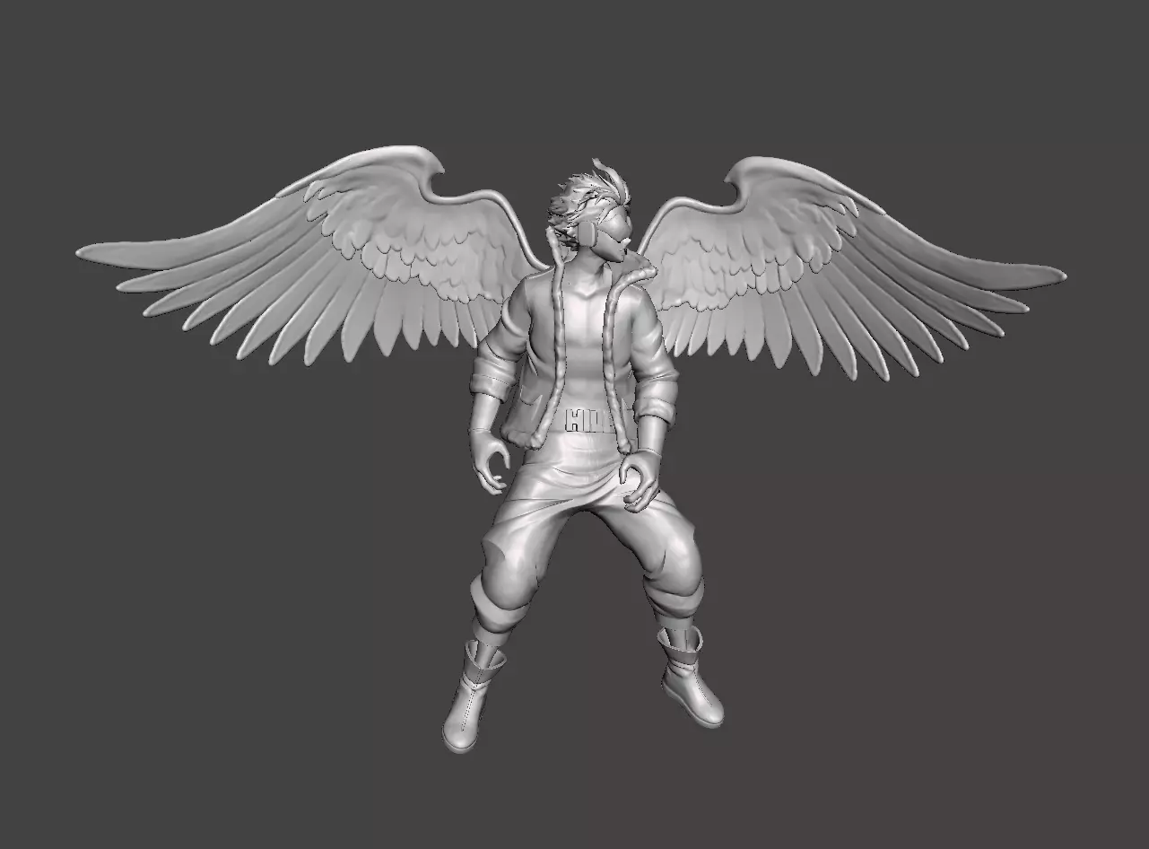 Hawks Keigo Takami 3D Model 3D print model_0