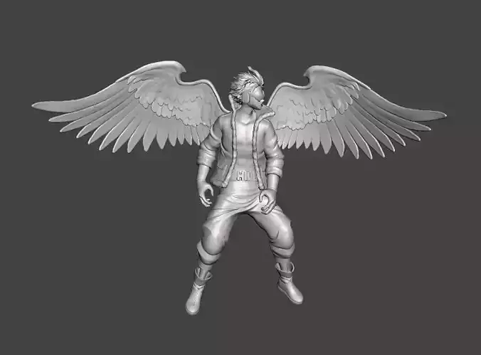 Hawks Keigo Takami 3D Model 3D print model