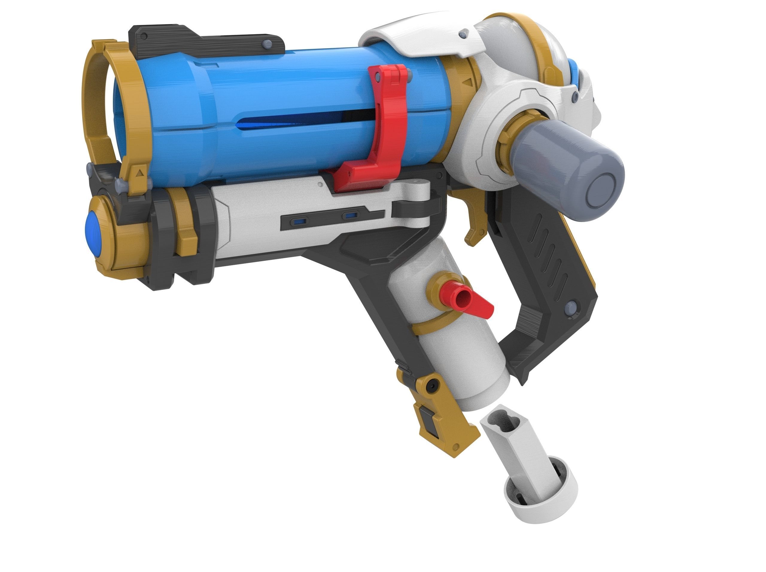 Mei Blaster - Overwatch - STL CAD bundle - Commercial 3D print model_9