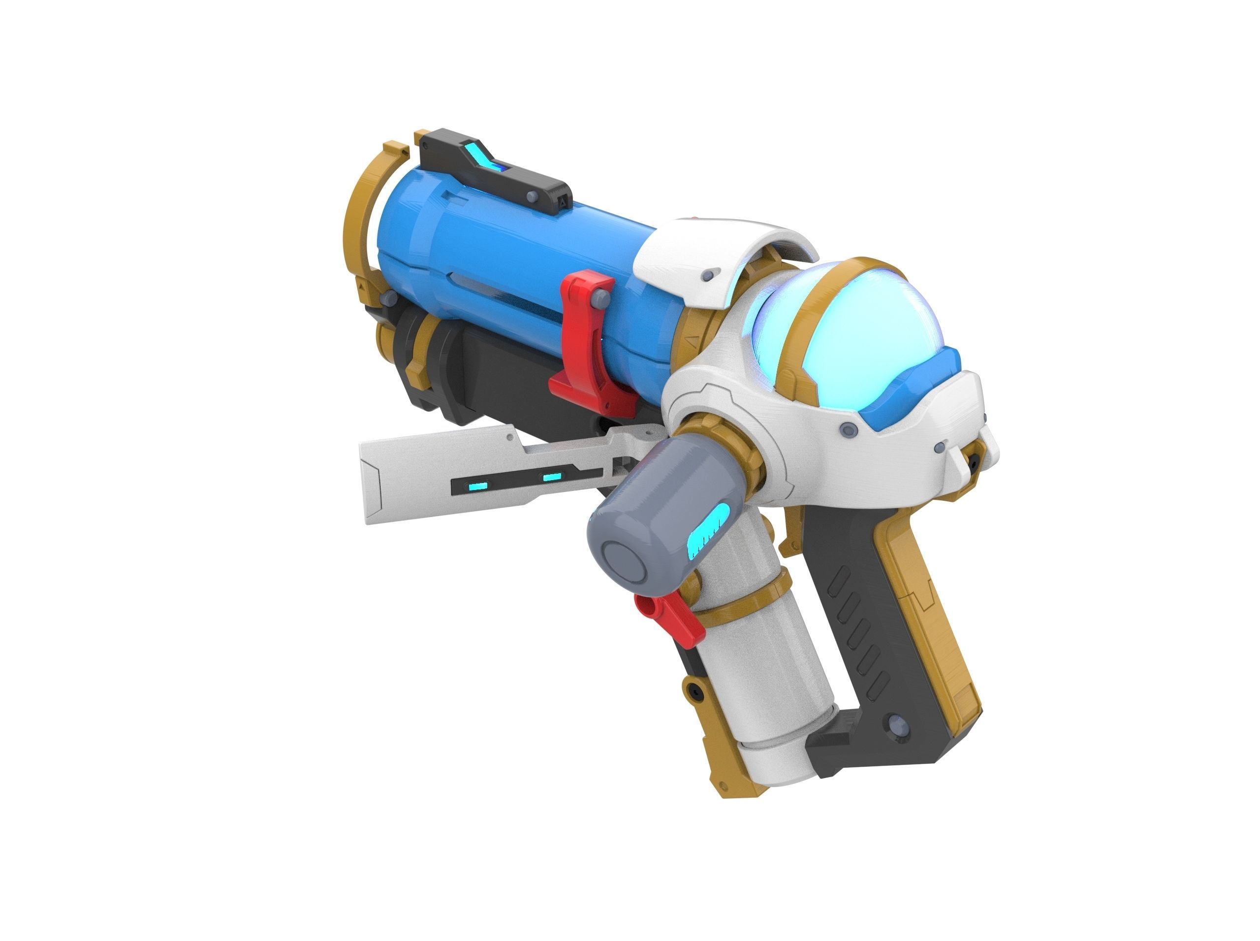 Mei Blaster - Overwatch - STL CAD bundle - Commercial 3D print model_6