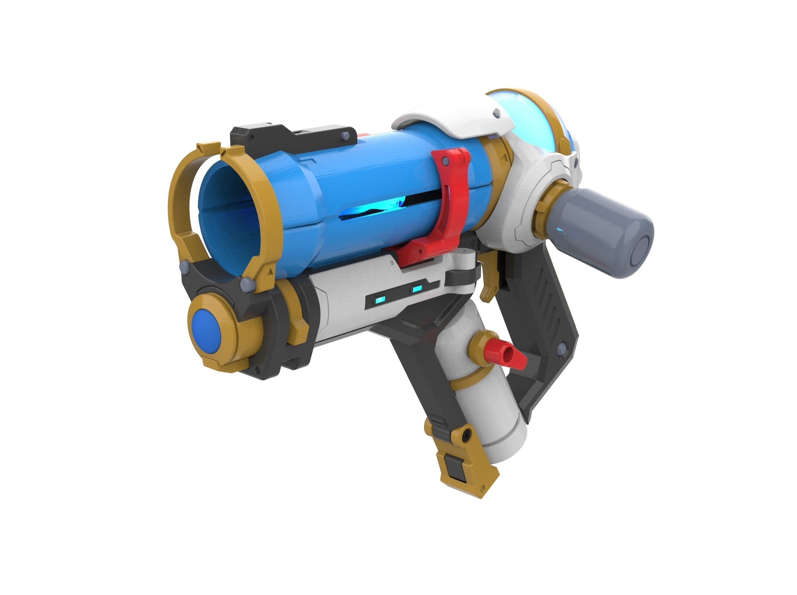 Mei Blaster - Overwatch - STL CAD bundle - Commercial 3D print model_3