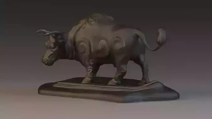 Wall Street Bull Bull Sculpture