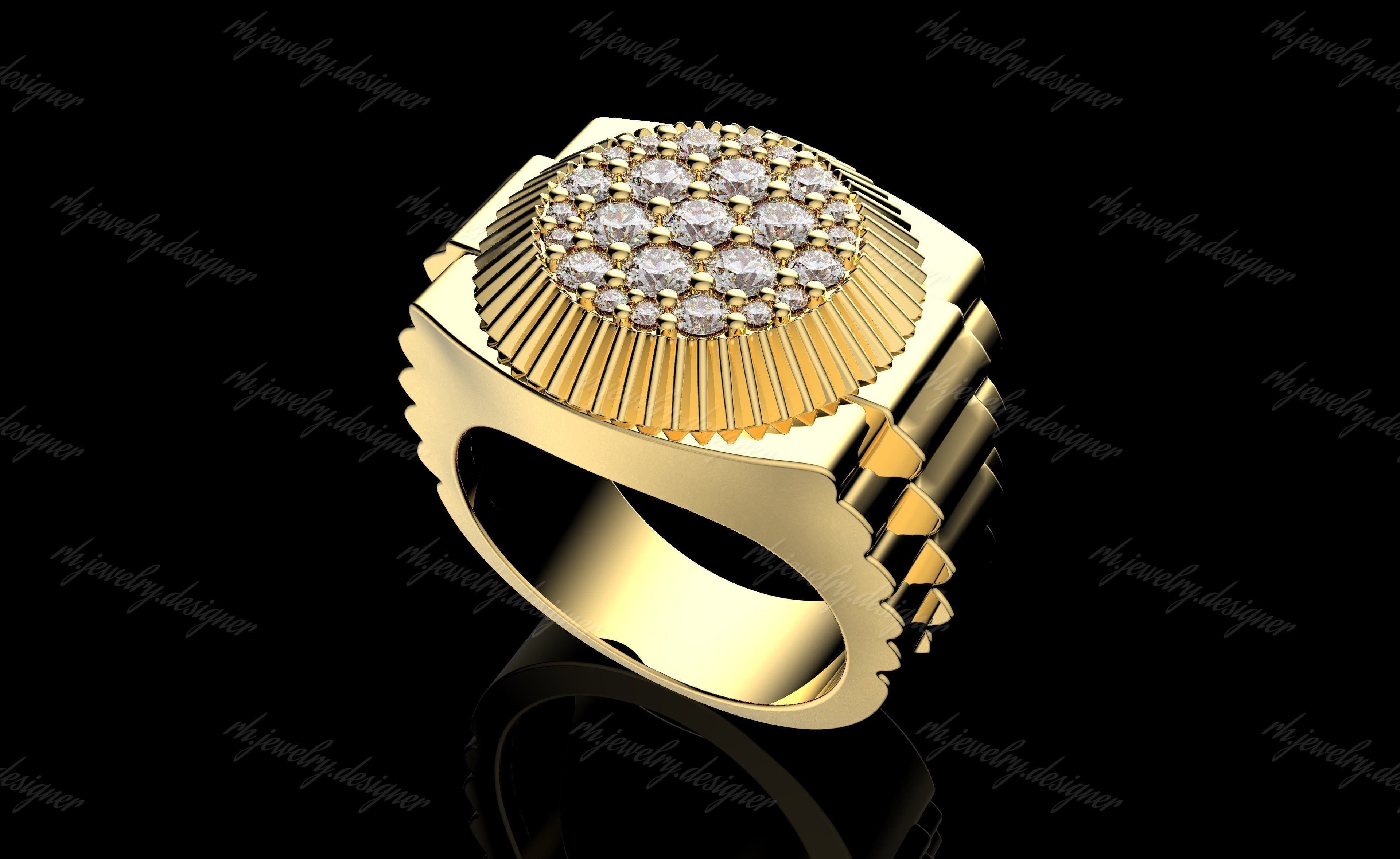 Gold N1136 3D print model_5