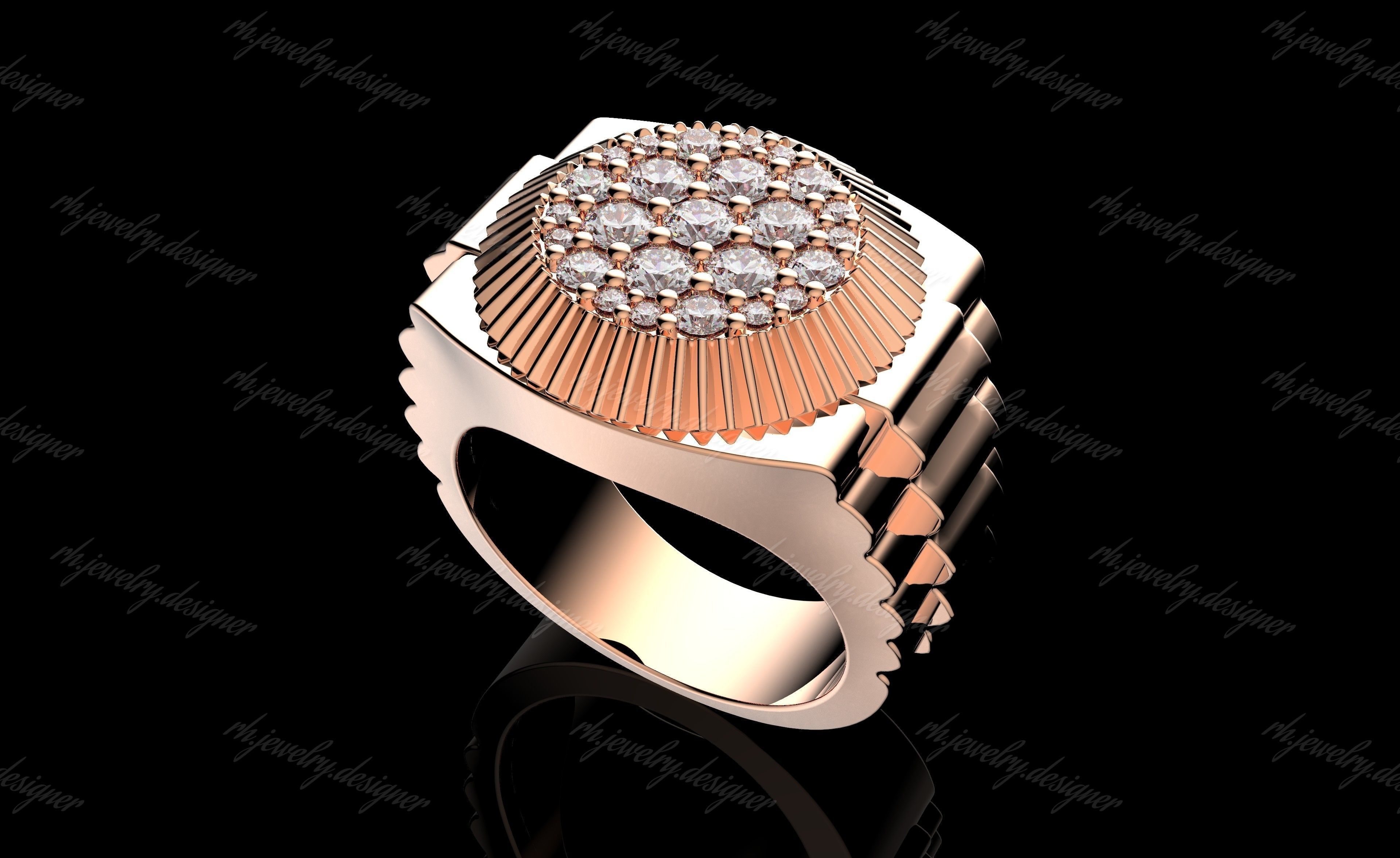 Gold N1136 3D print model_7