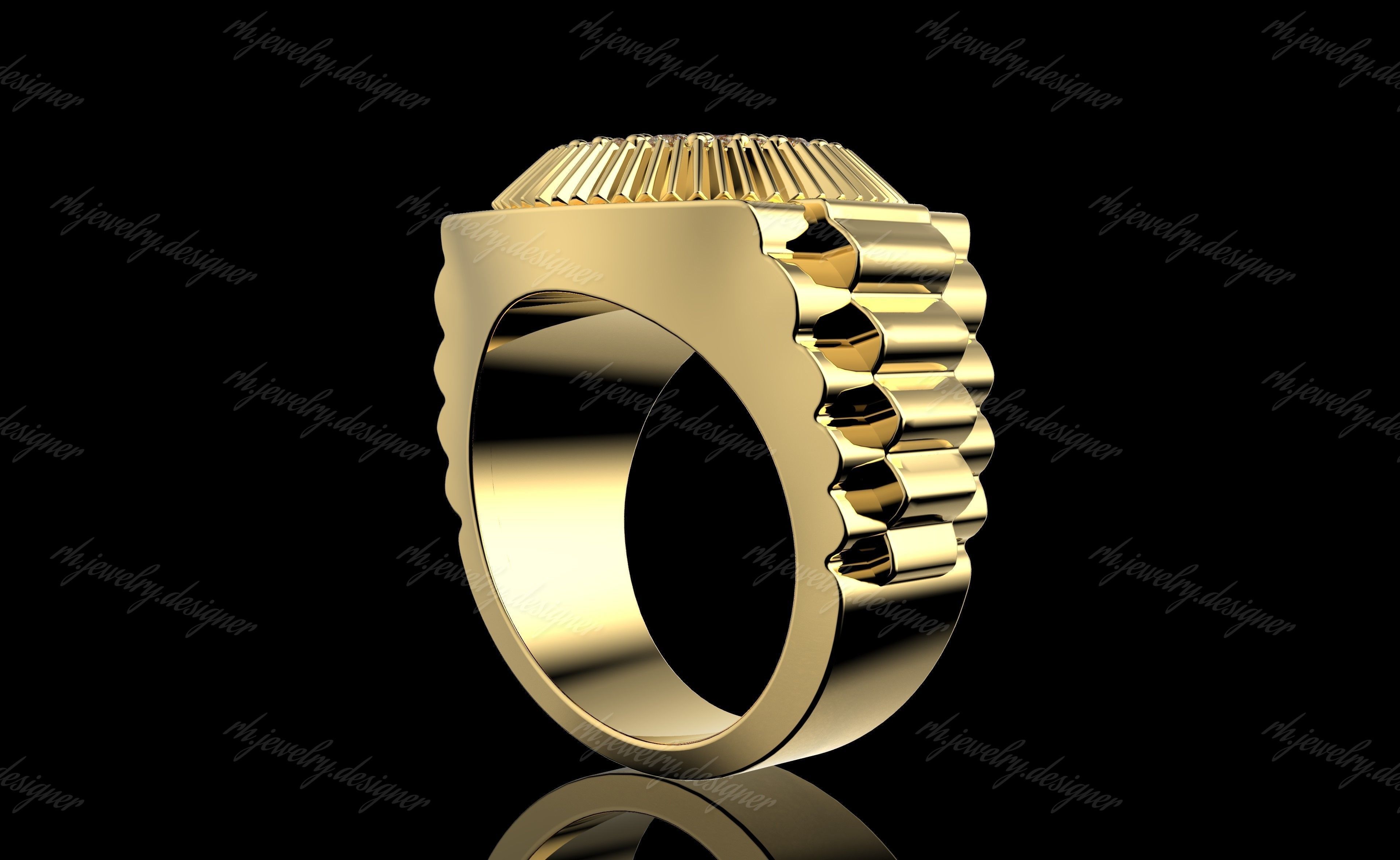 Gold N1136 3D print model_4