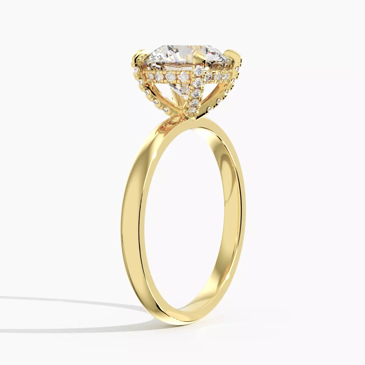 Lumiere Diamond Engagement Ring 0024 3D print model