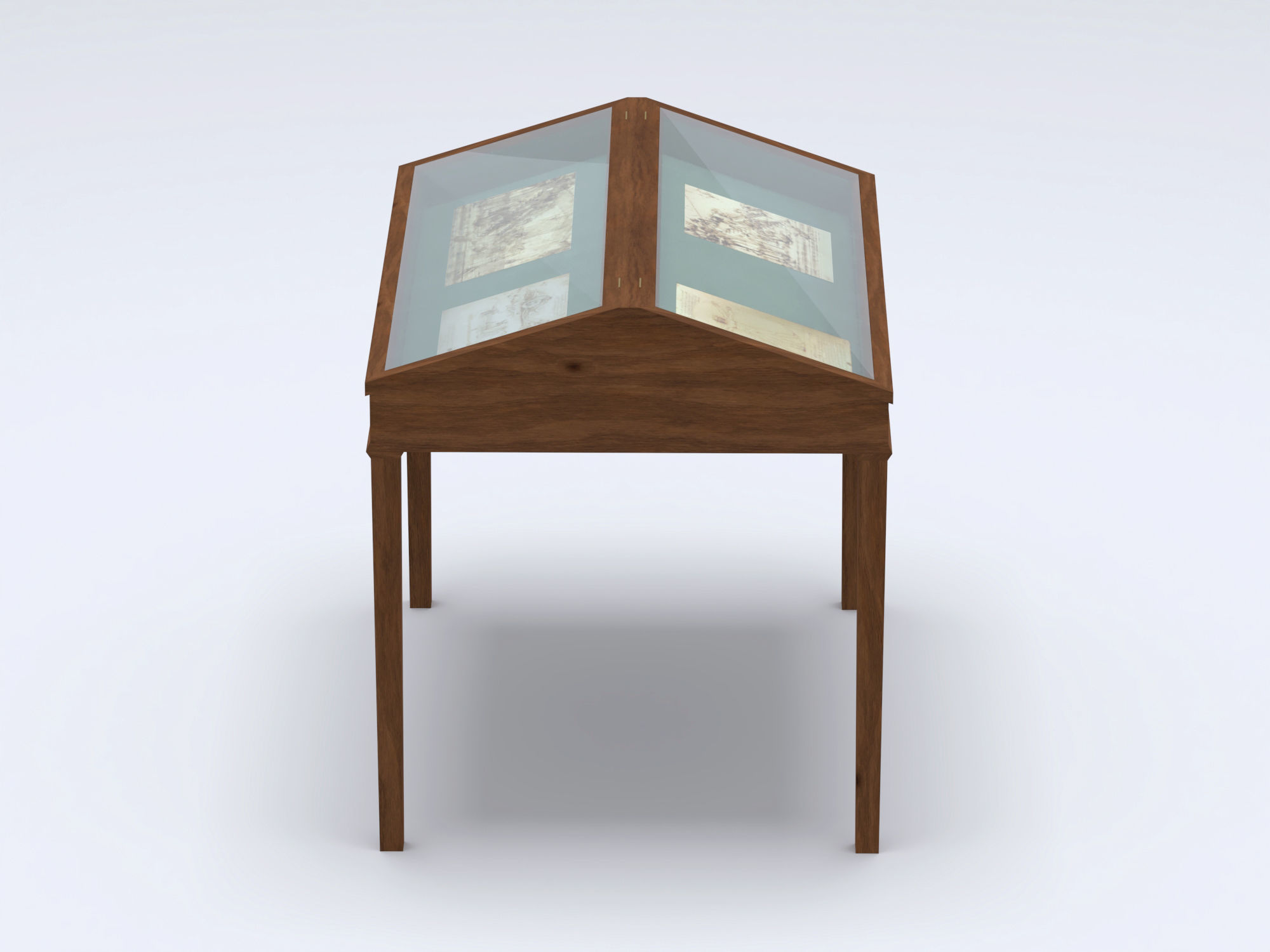 Exhibition case 2 3D model_7