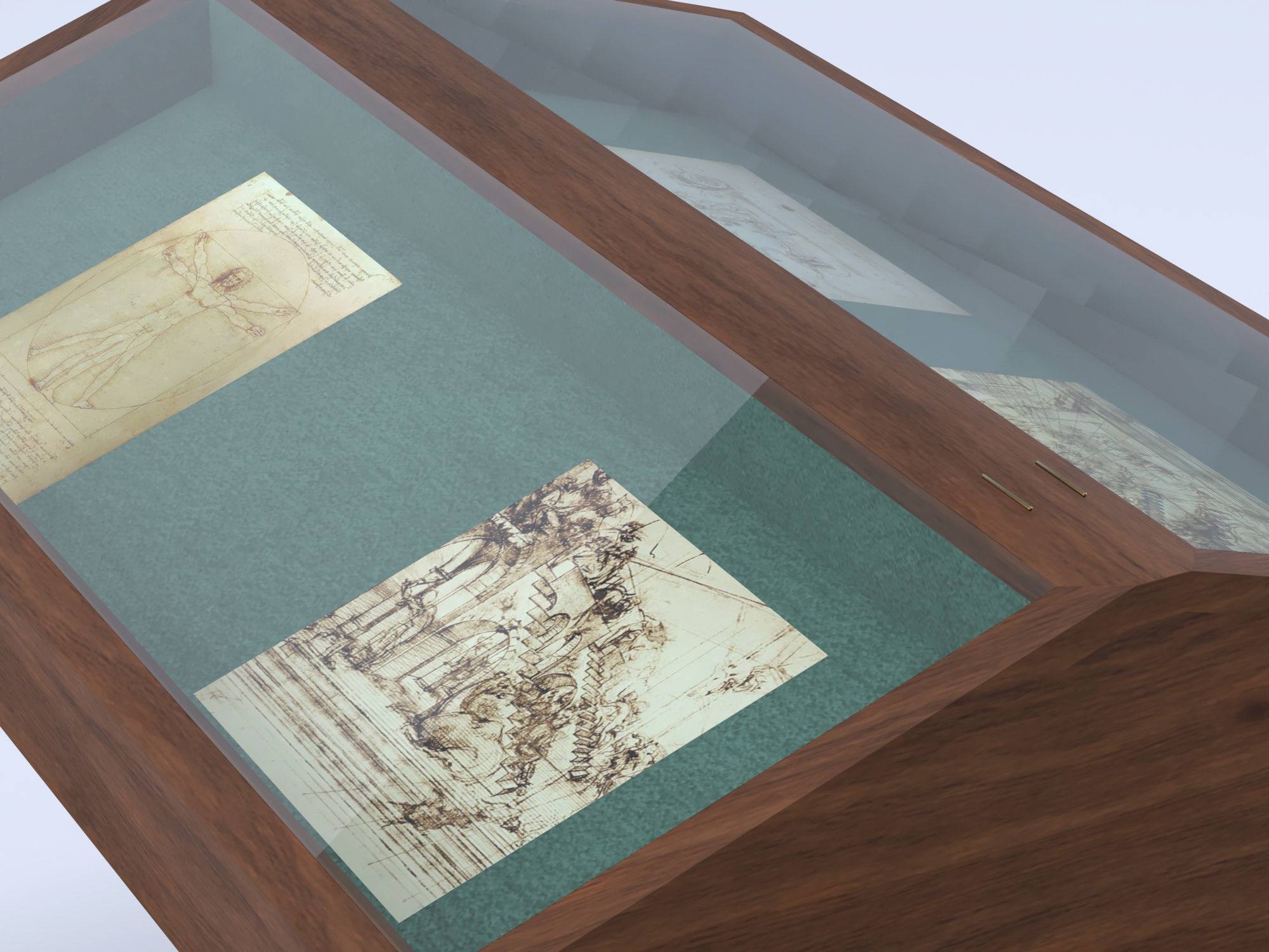 Exhibition case 2 3D model_9