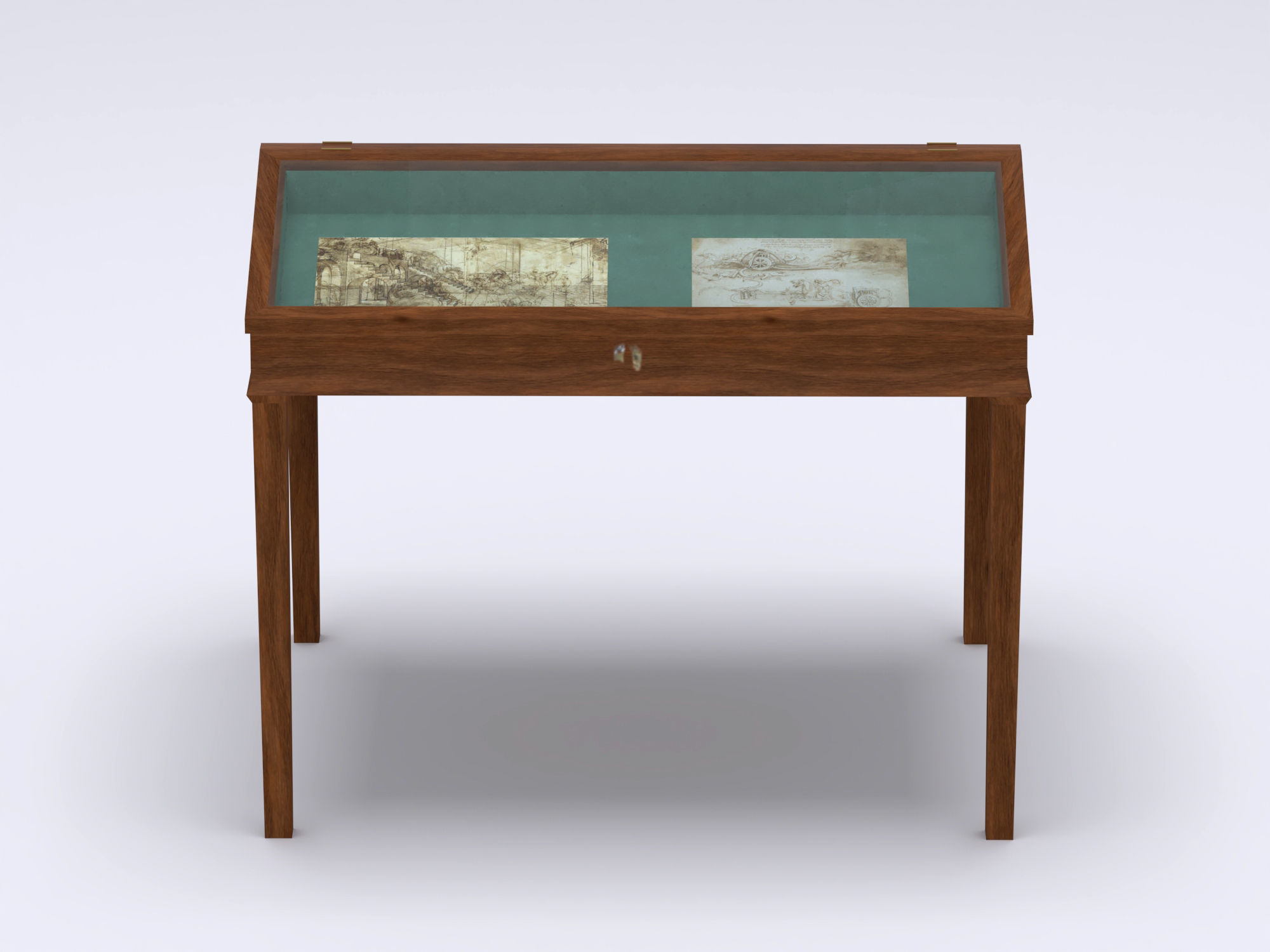 Exhibition case 2 3D model_5