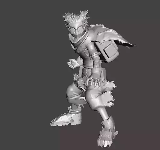 Izuku Midoriya with mask 3D Model 3D print model