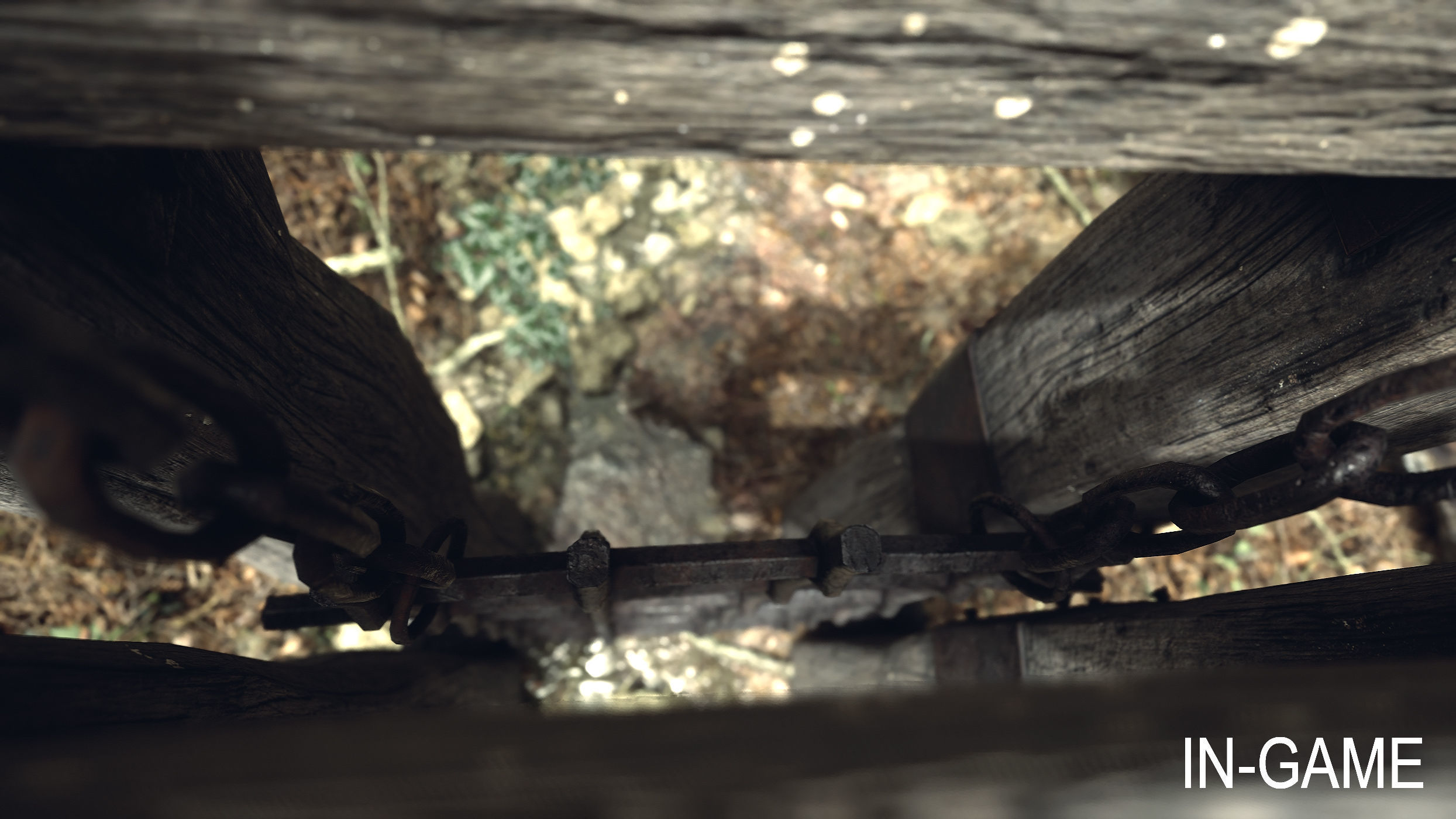 Metal Gate with Wooden Frame Low-poly 3D model_17