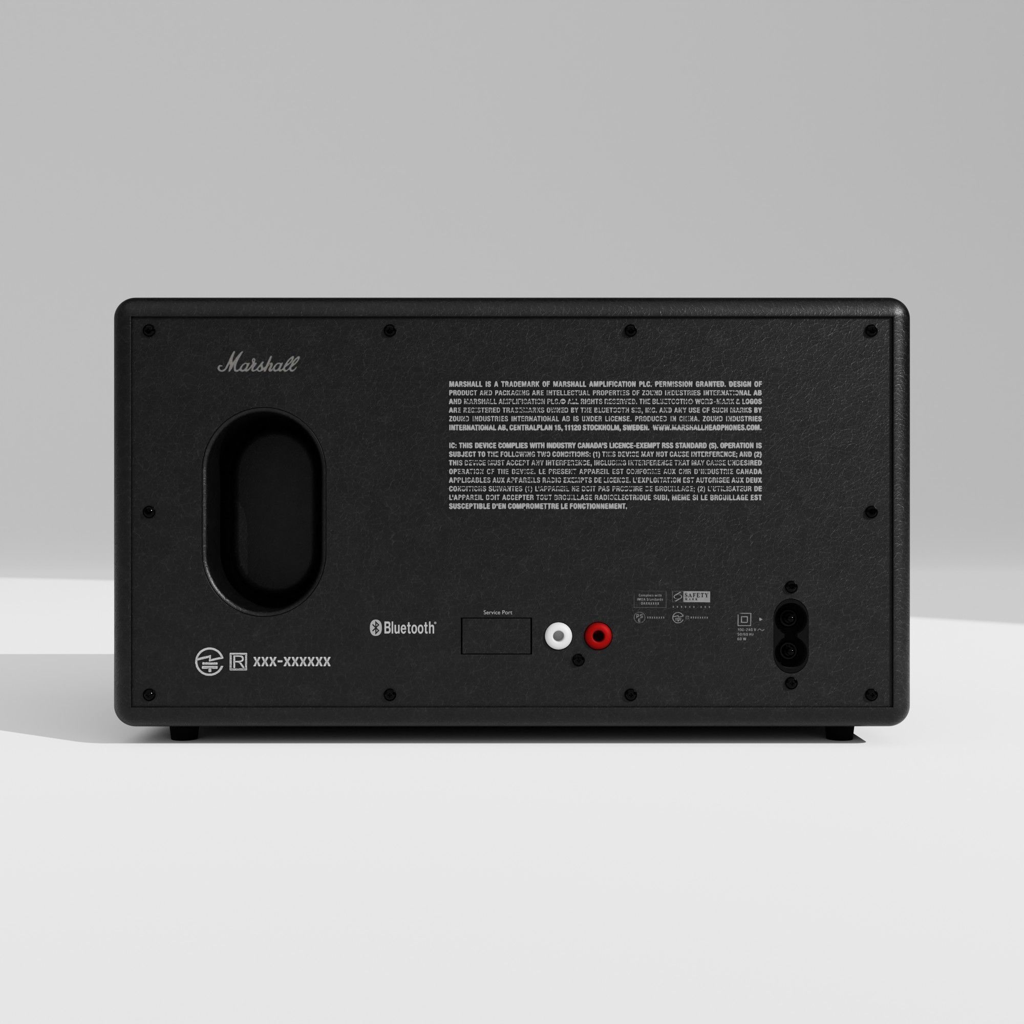Marshall Stanmore  Bluetooth Speaker Model 3D model_4