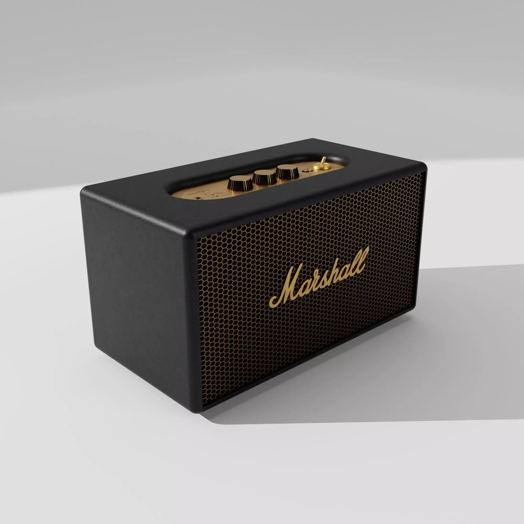 Marshall Stanmore  Bluetooth Speaker Model 3D model_0