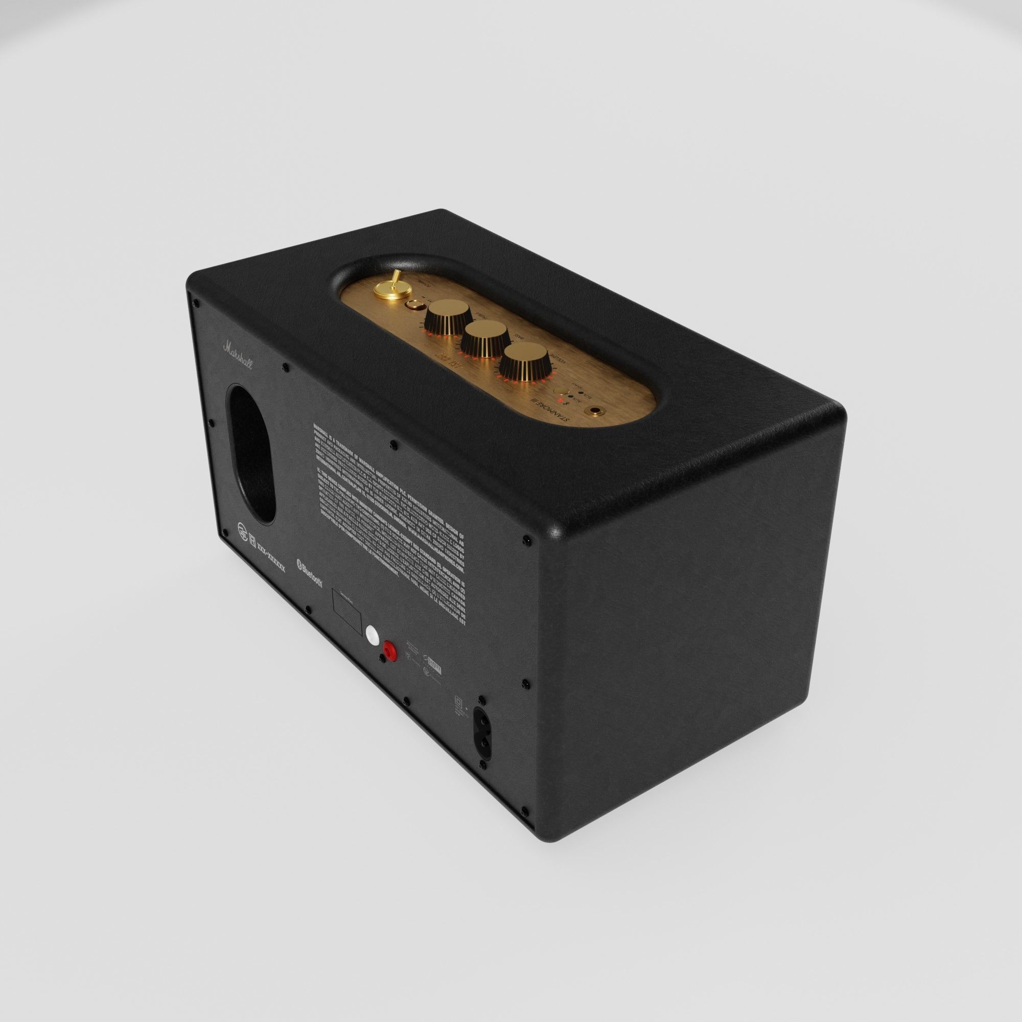 Marshall Stanmore  Bluetooth Speaker Model 3D model_3