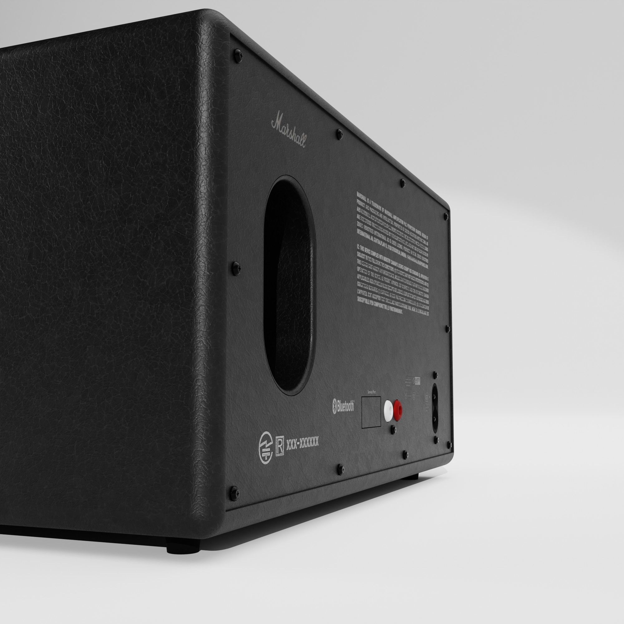Marshall Stanmore  Bluetooth Speaker Model 3D model_5