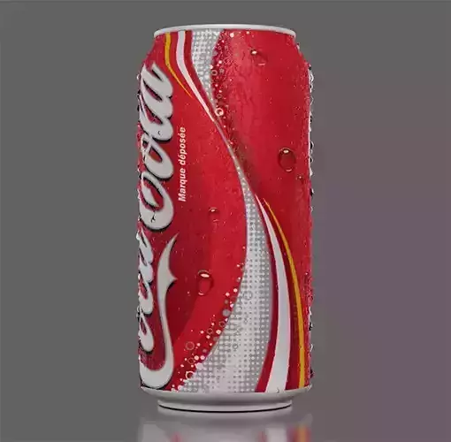Can with water drops - any texture can apply