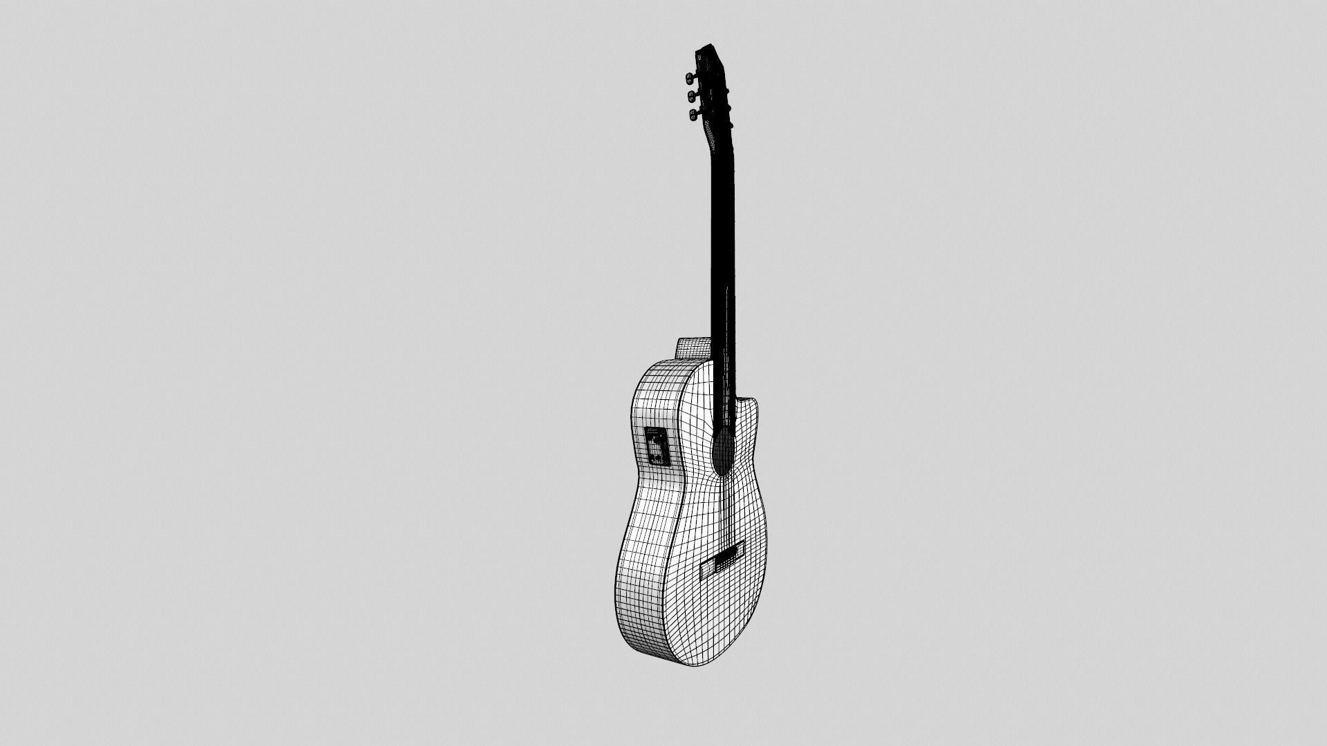 Guitar 3D model_16