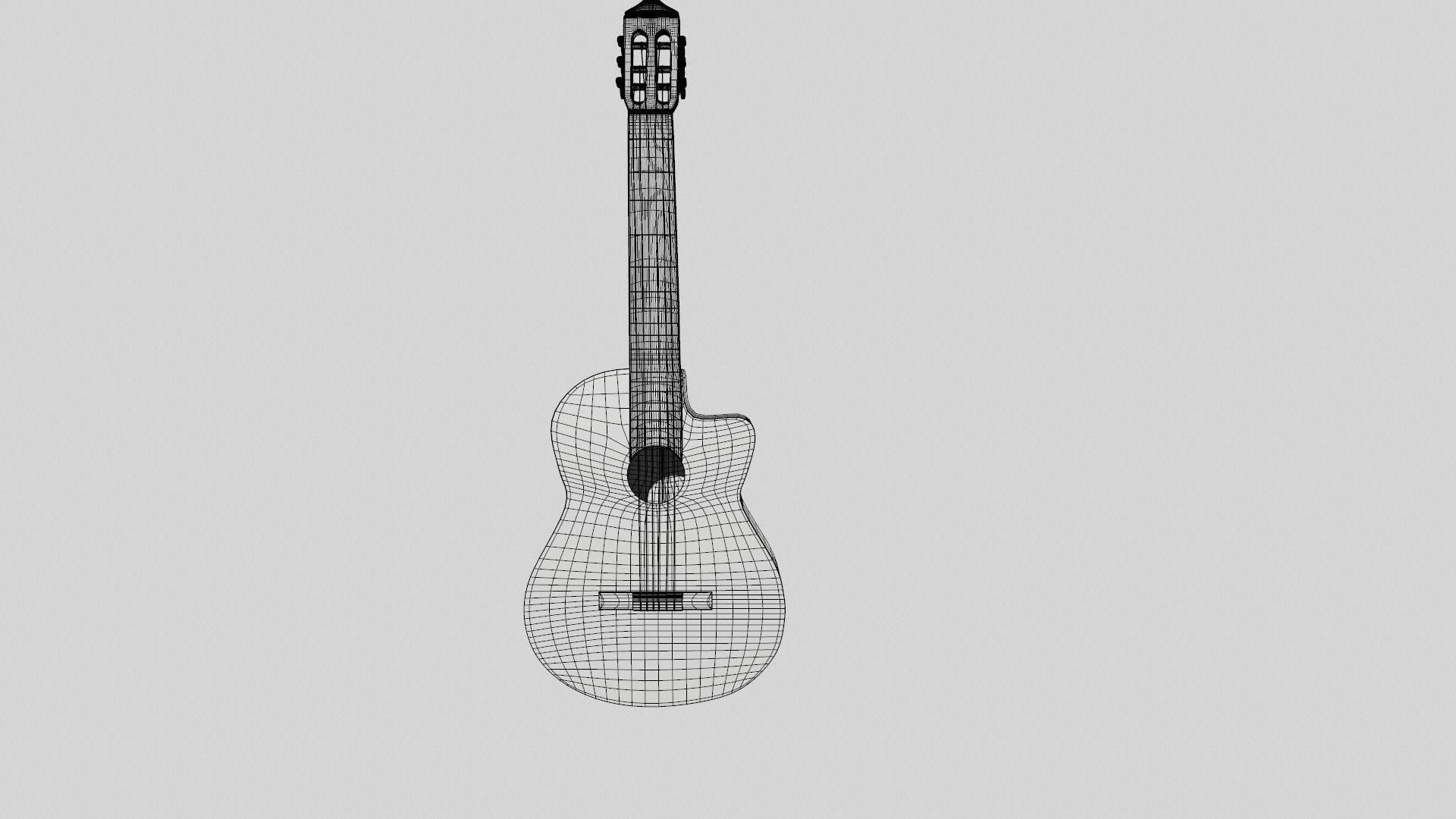 Guitar 3D model_12
