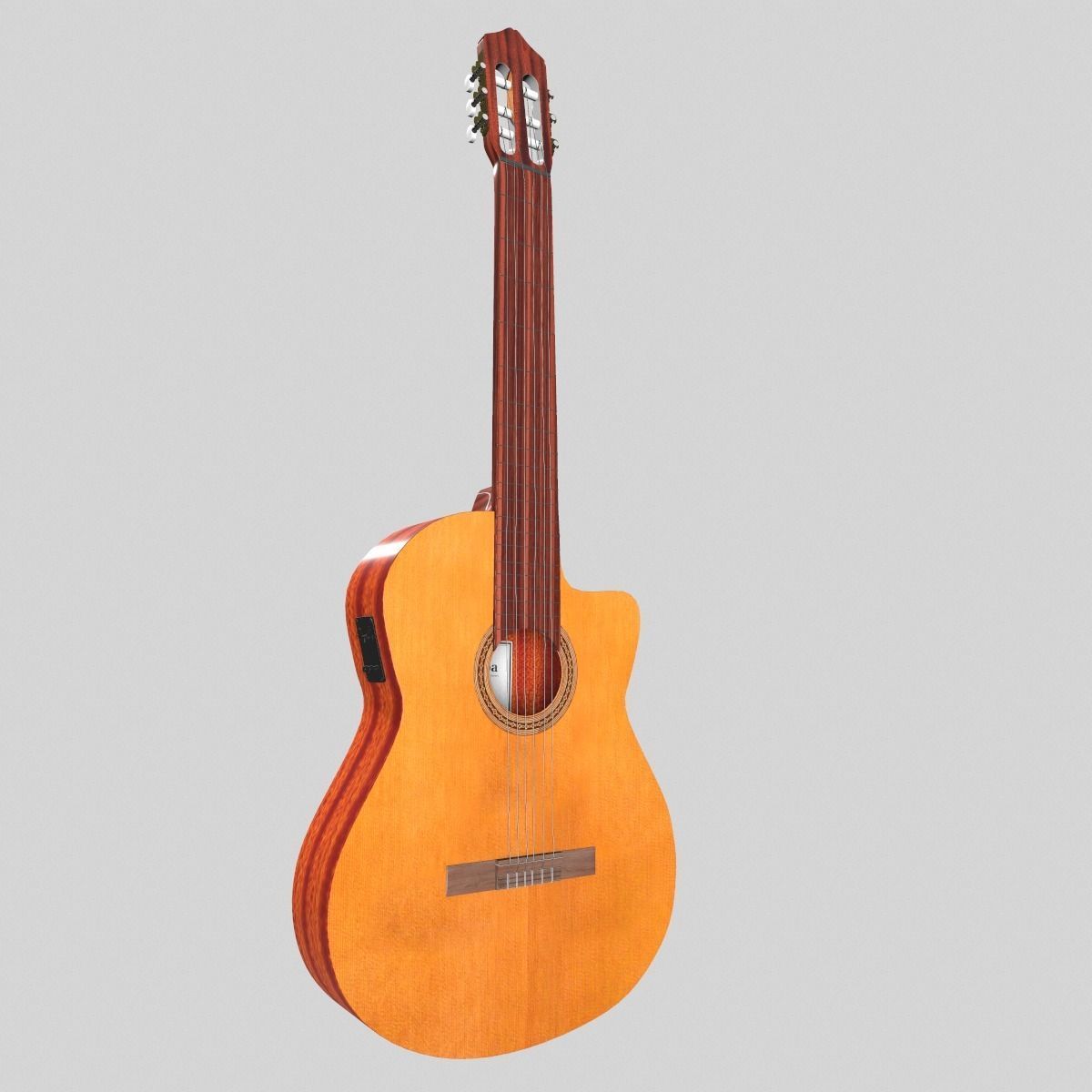 Guitar 3D model_5