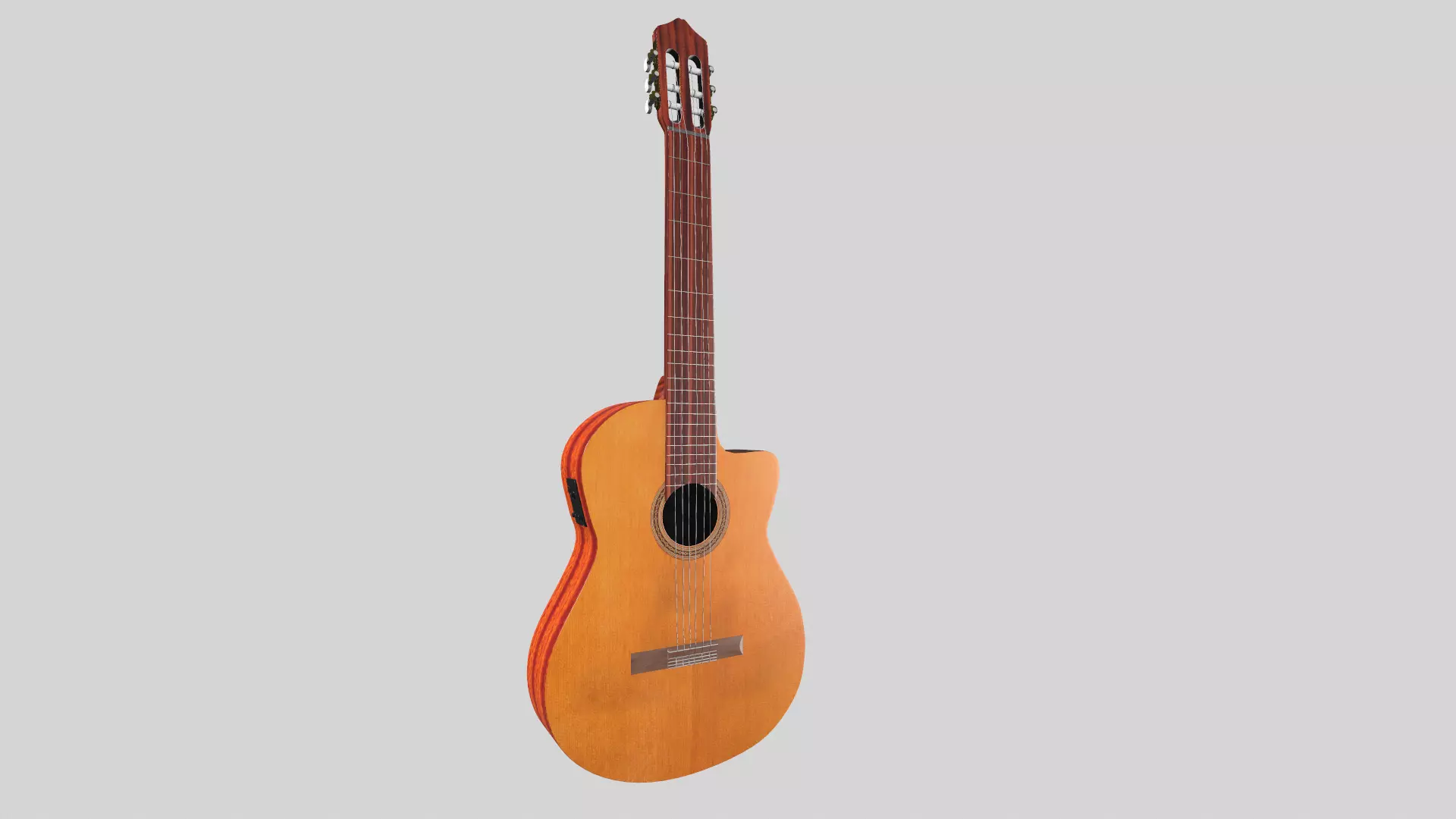 Guitar 3D model_0