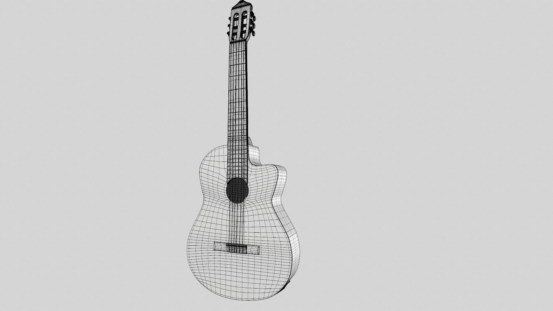 Guitar 3D model_15