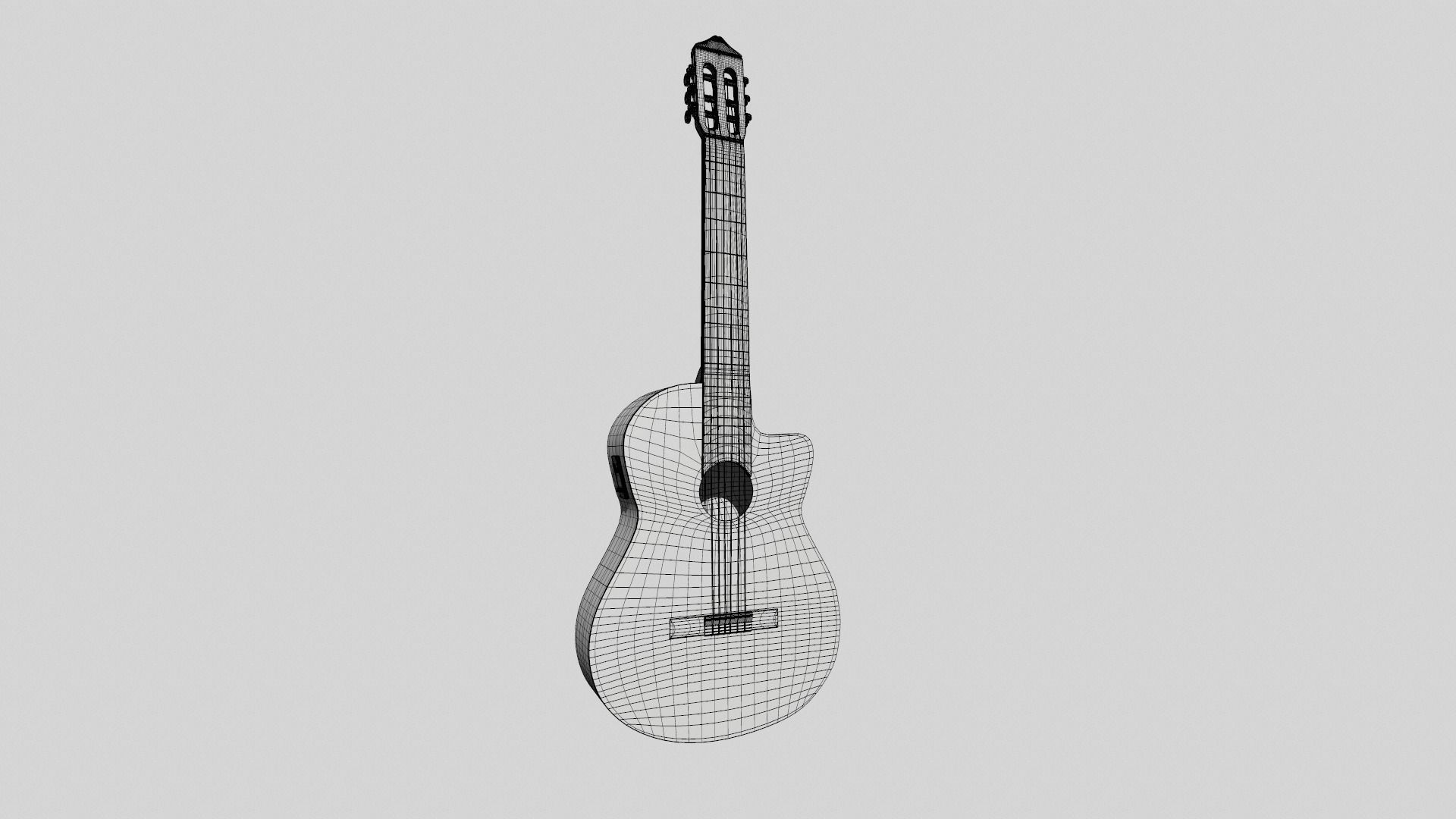 Guitar 3D model_13