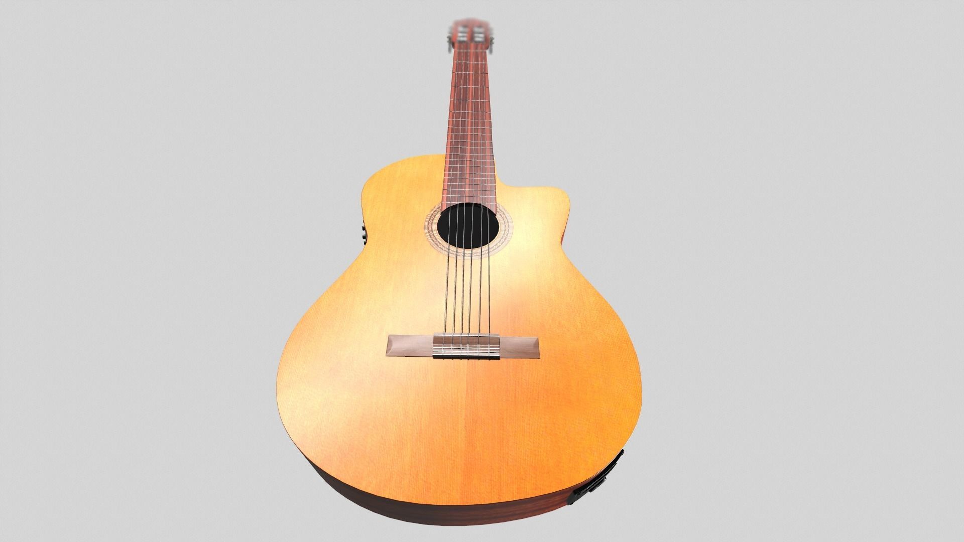 Guitar 3D model_8