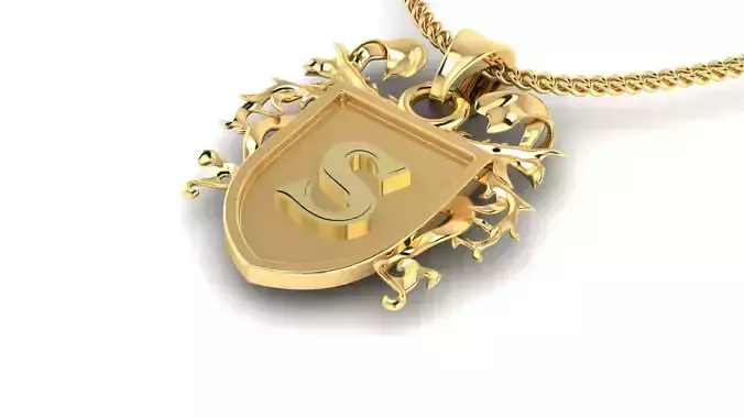Letter- S - Pendant Name