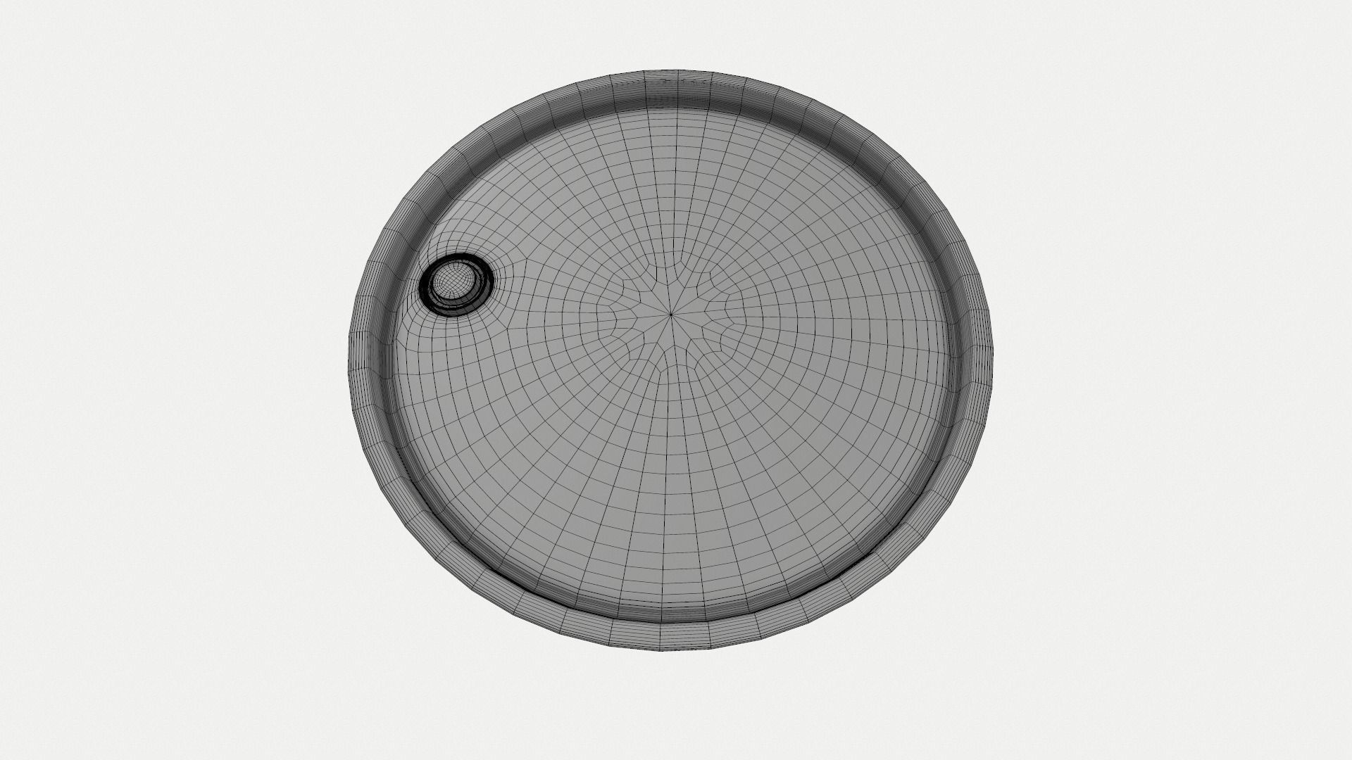 Oil Drum Low-poly 3D model_17