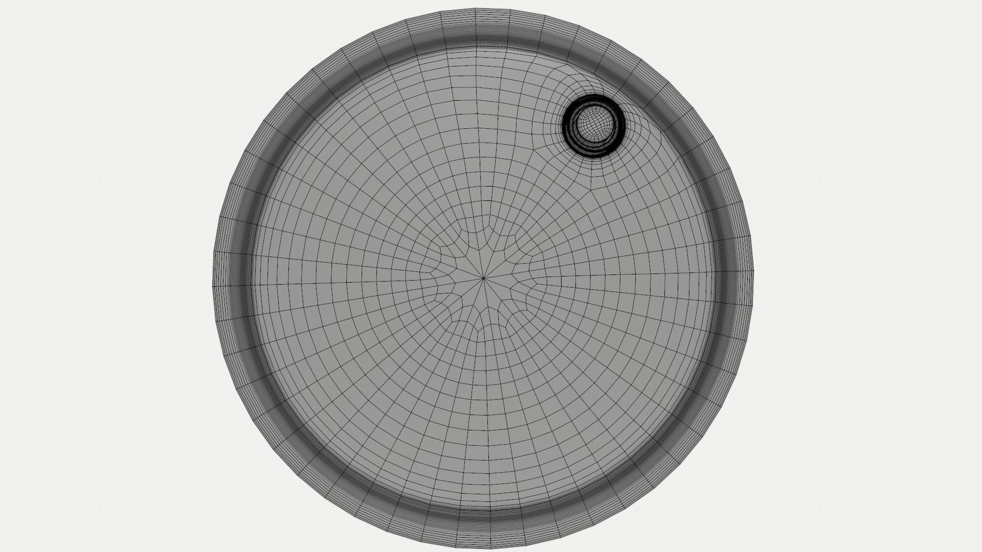 Oil Drum Low-poly 3D model_16