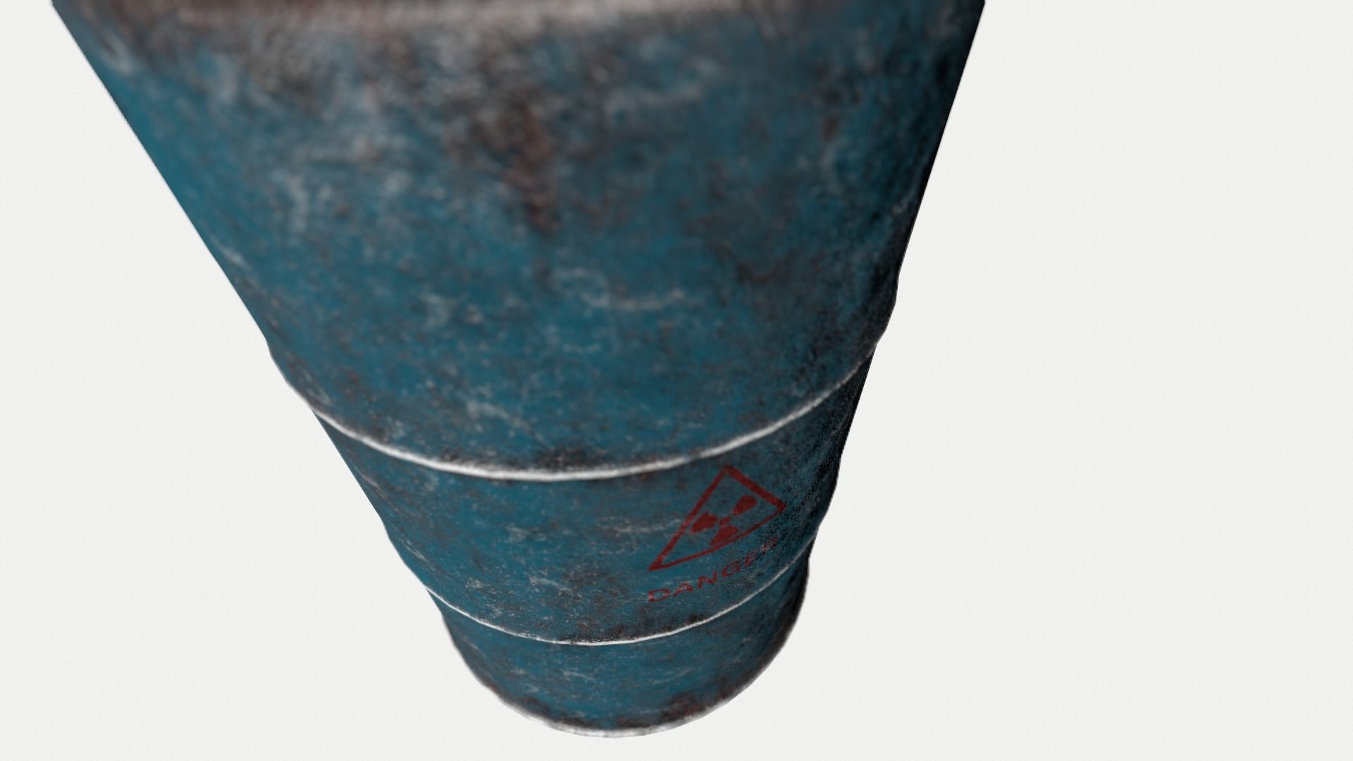 Oil Drum Low-poly 3D model_7