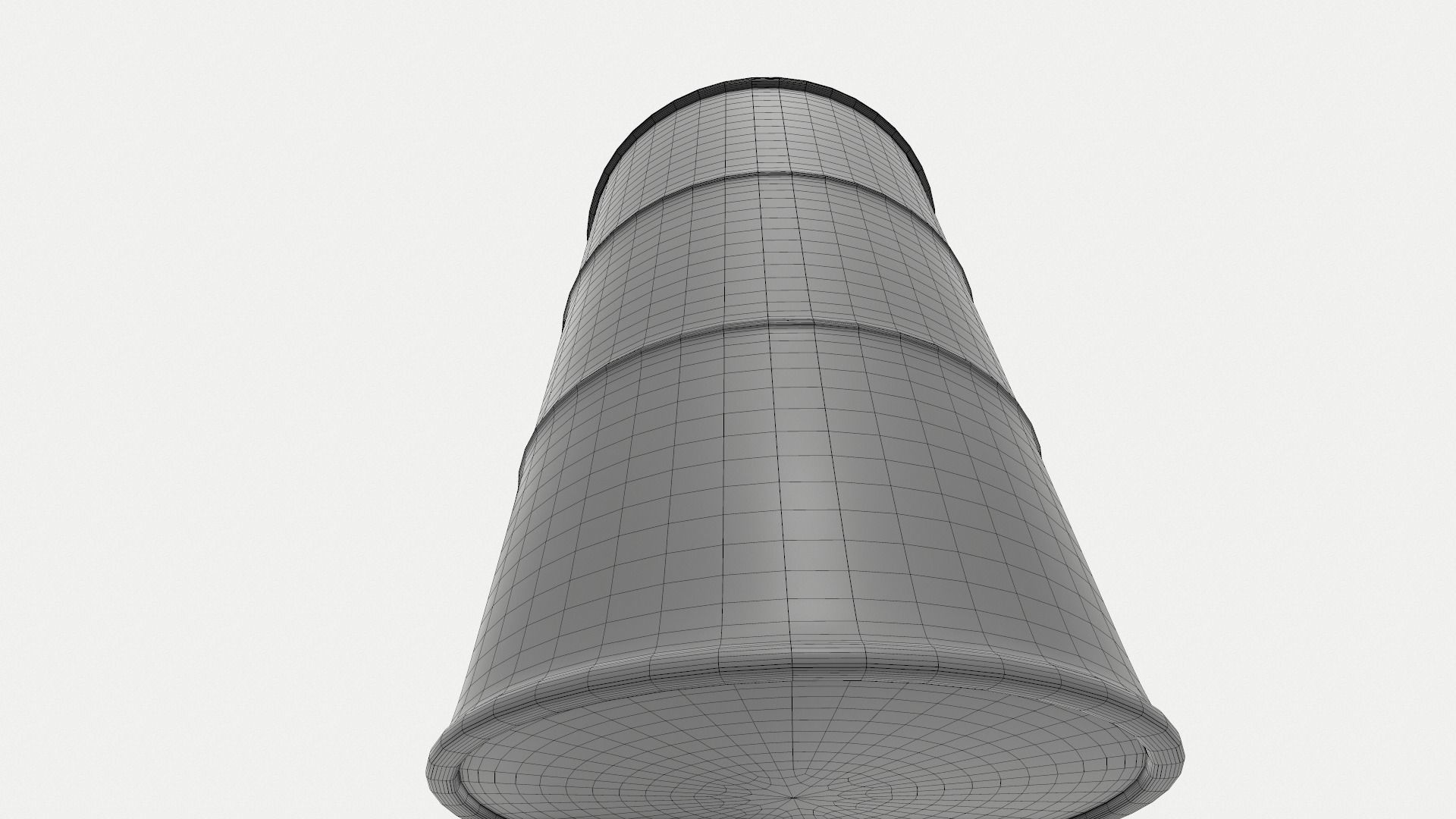 Oil Drum Low-poly 3D model_18