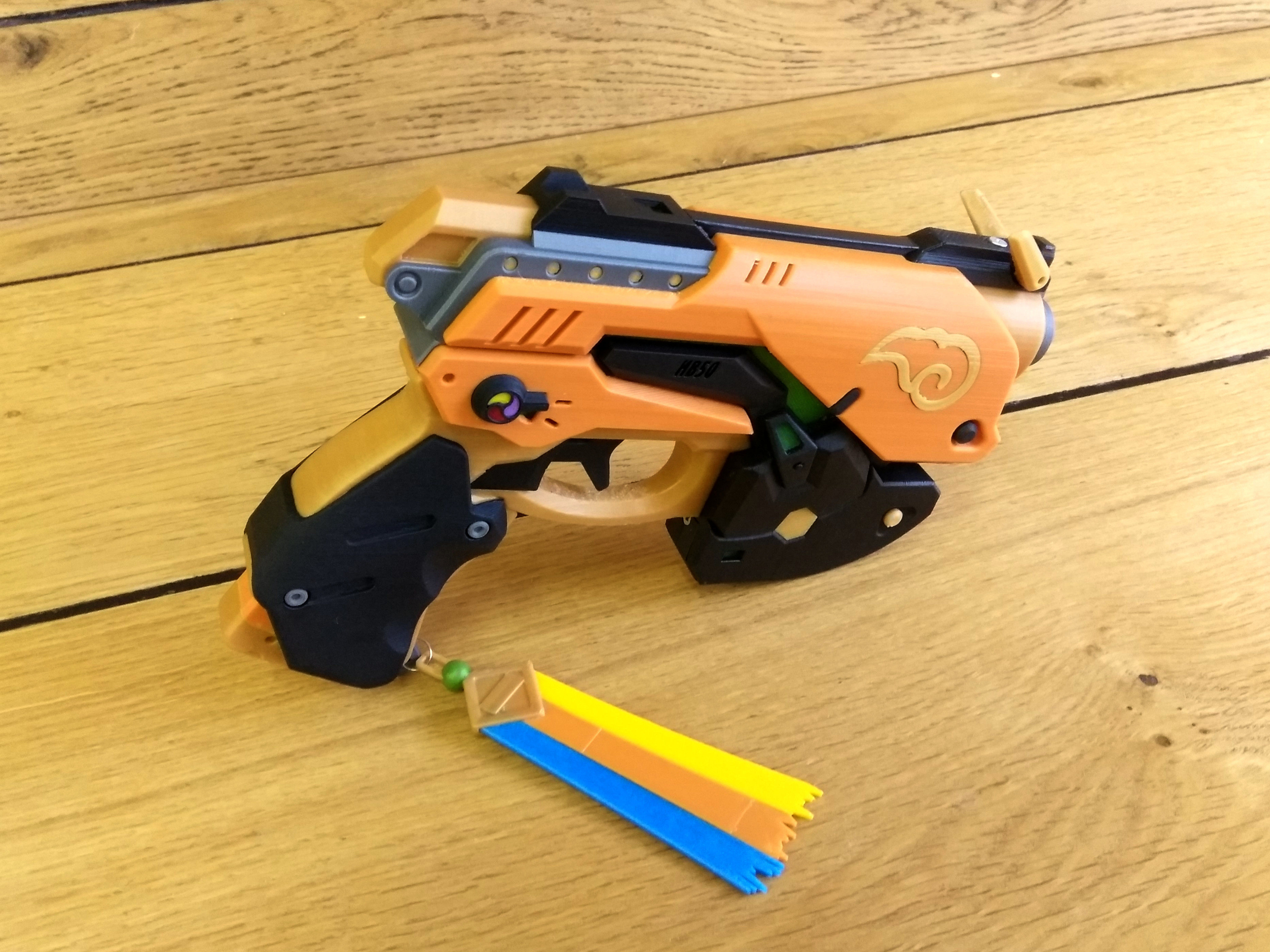 DVa Blaster Palaquin Skin - Overwatch - STL and CAD - Personal 3D print model_16