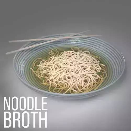 Bowl of Noodle Broth