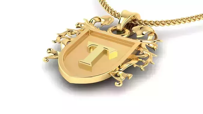 Letter- T - Pendant Name