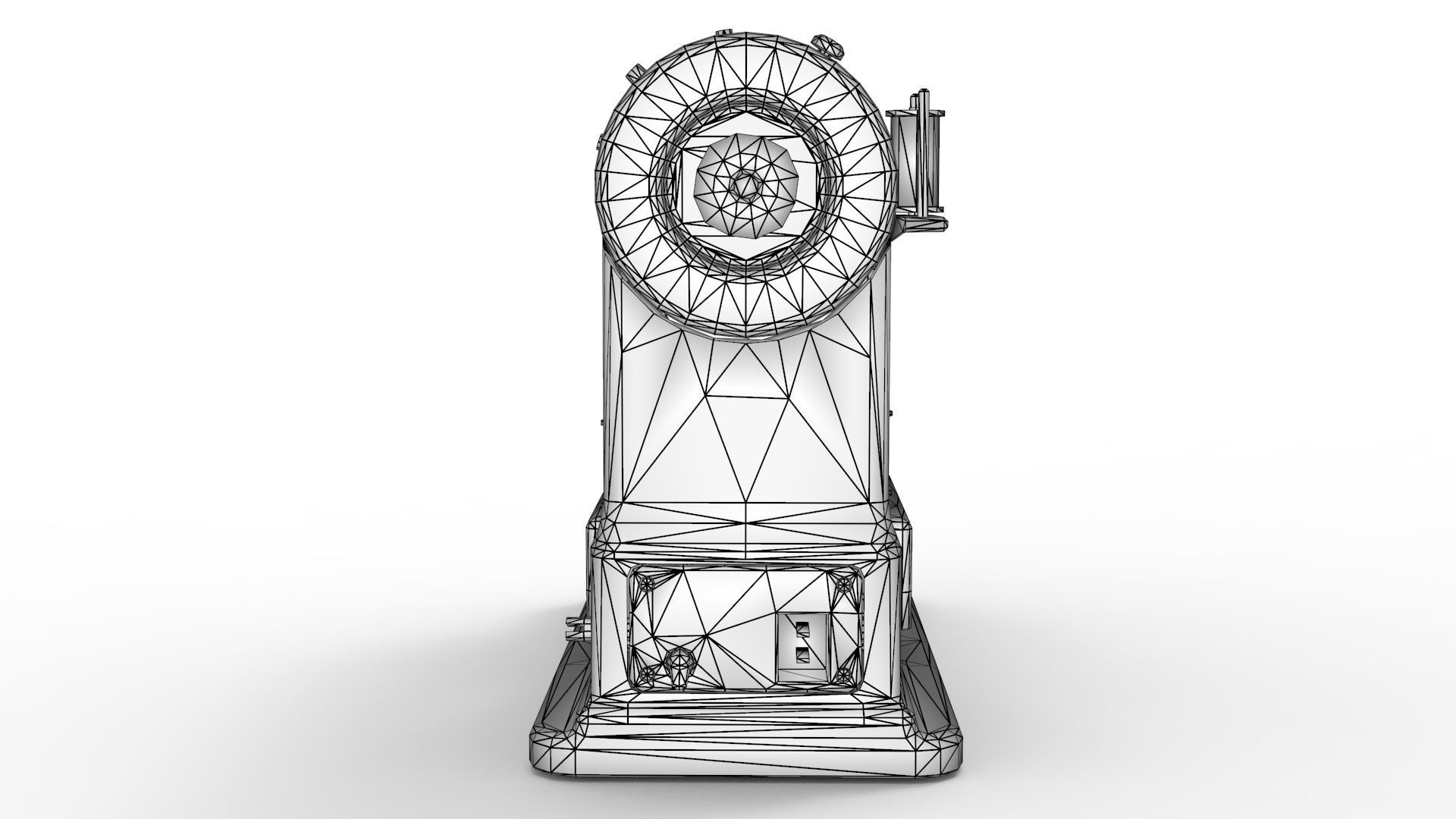 Vintage Sewing Machine 3D model_11