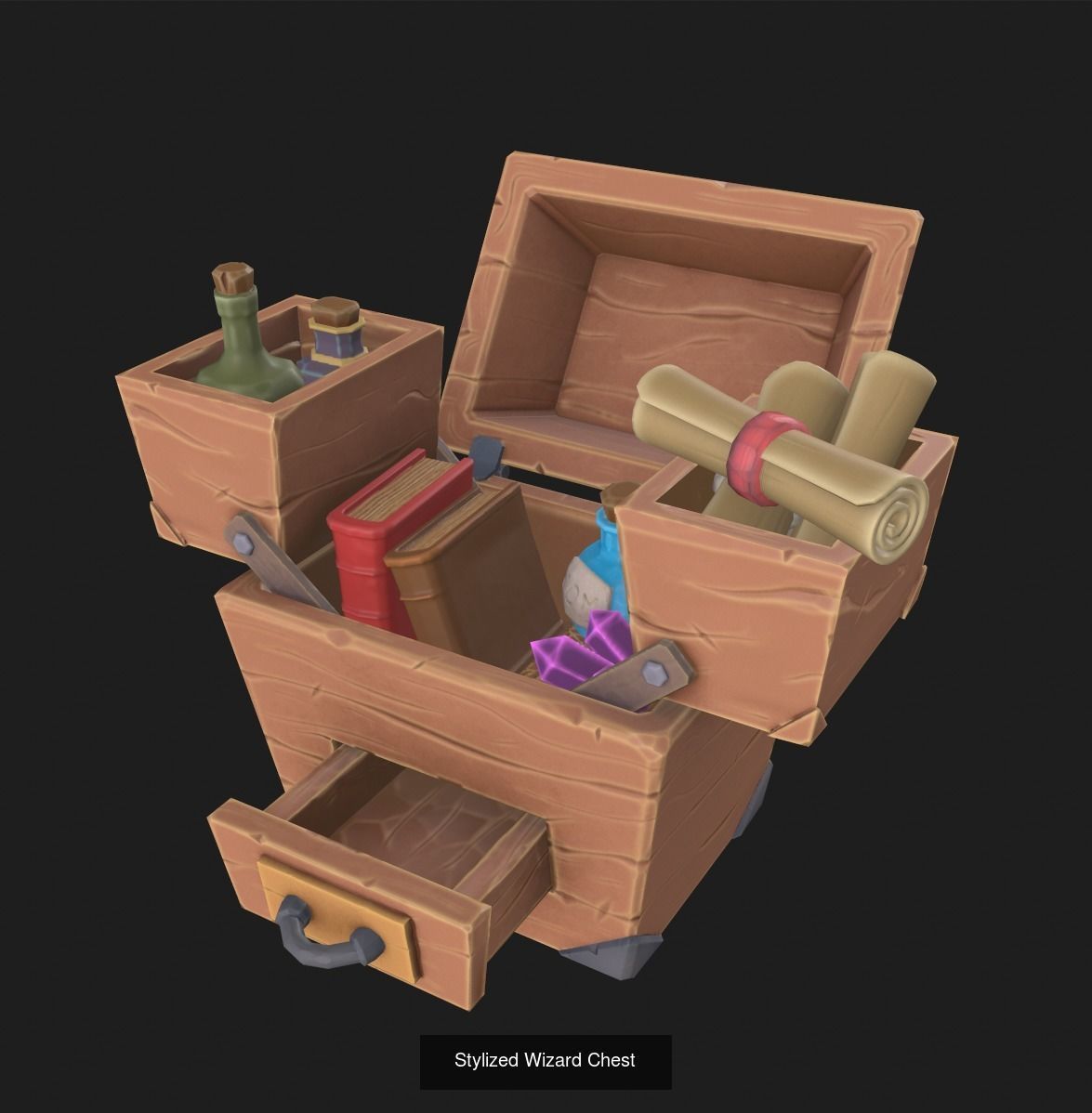 Stylized 3D props 3D Model Collection_5